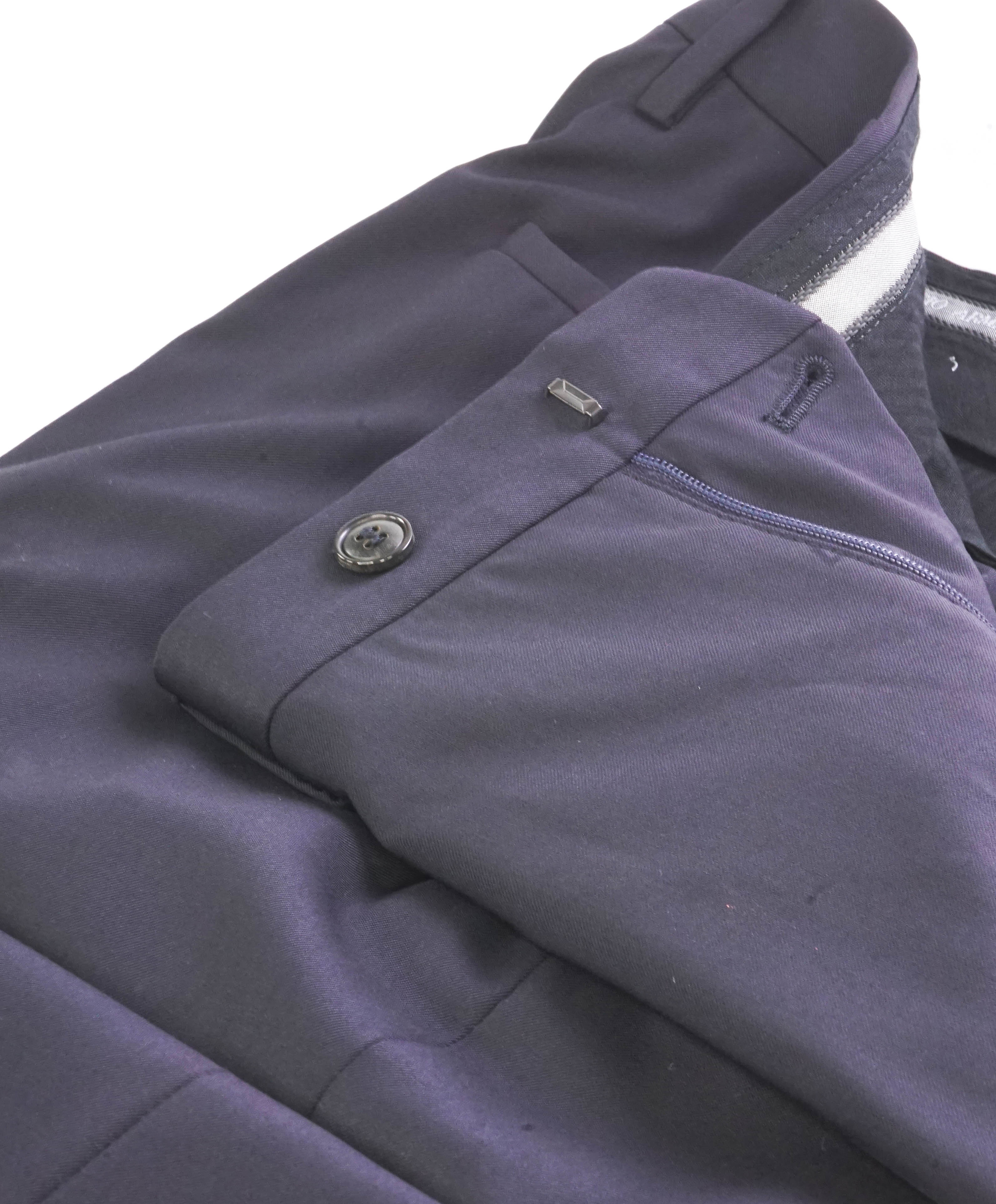 GIORGIO ARMANI - *CLOSET STAPLE* Navy Blue Flat Front Dress Pants - 36W