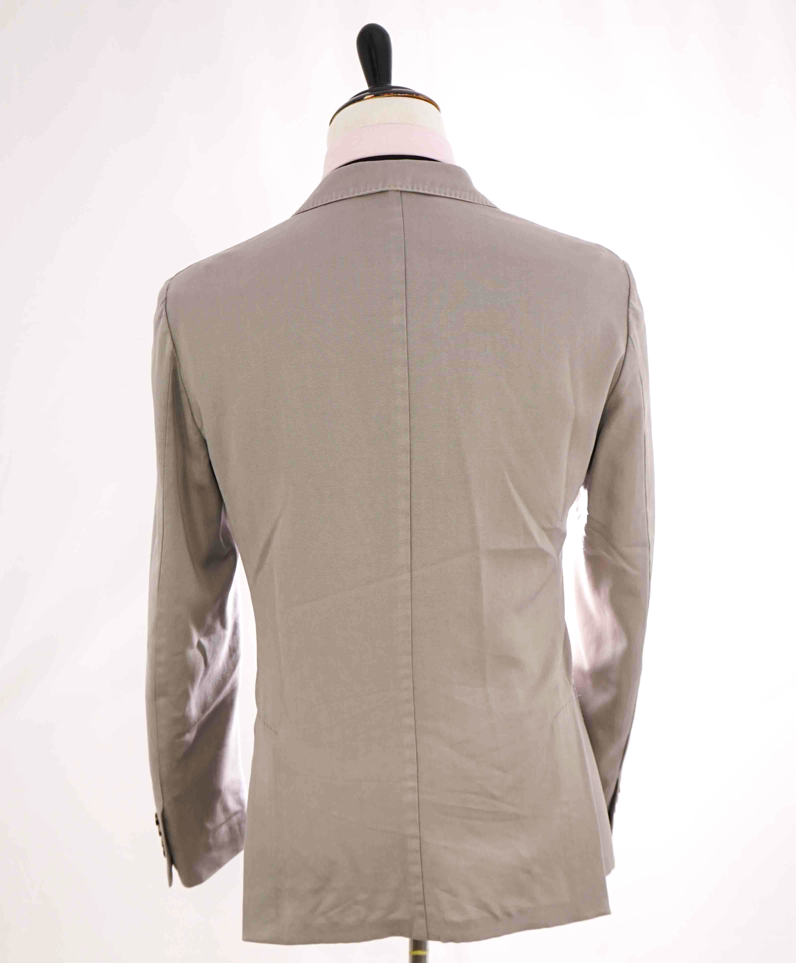 $1,095 ELEVENTY - Gray Jacquard Wool Notch Lapel Travel Blazer - 44 (54 EU)