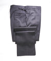 POLO RALPH LAUREN - *SIDE TABS* Flat Front Gray Wool Dress Pants - 34W