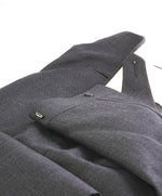 POLO RALPH LAUREN - *SIDE TABS* Flat Front Gray Wool Dress Pants - 34W