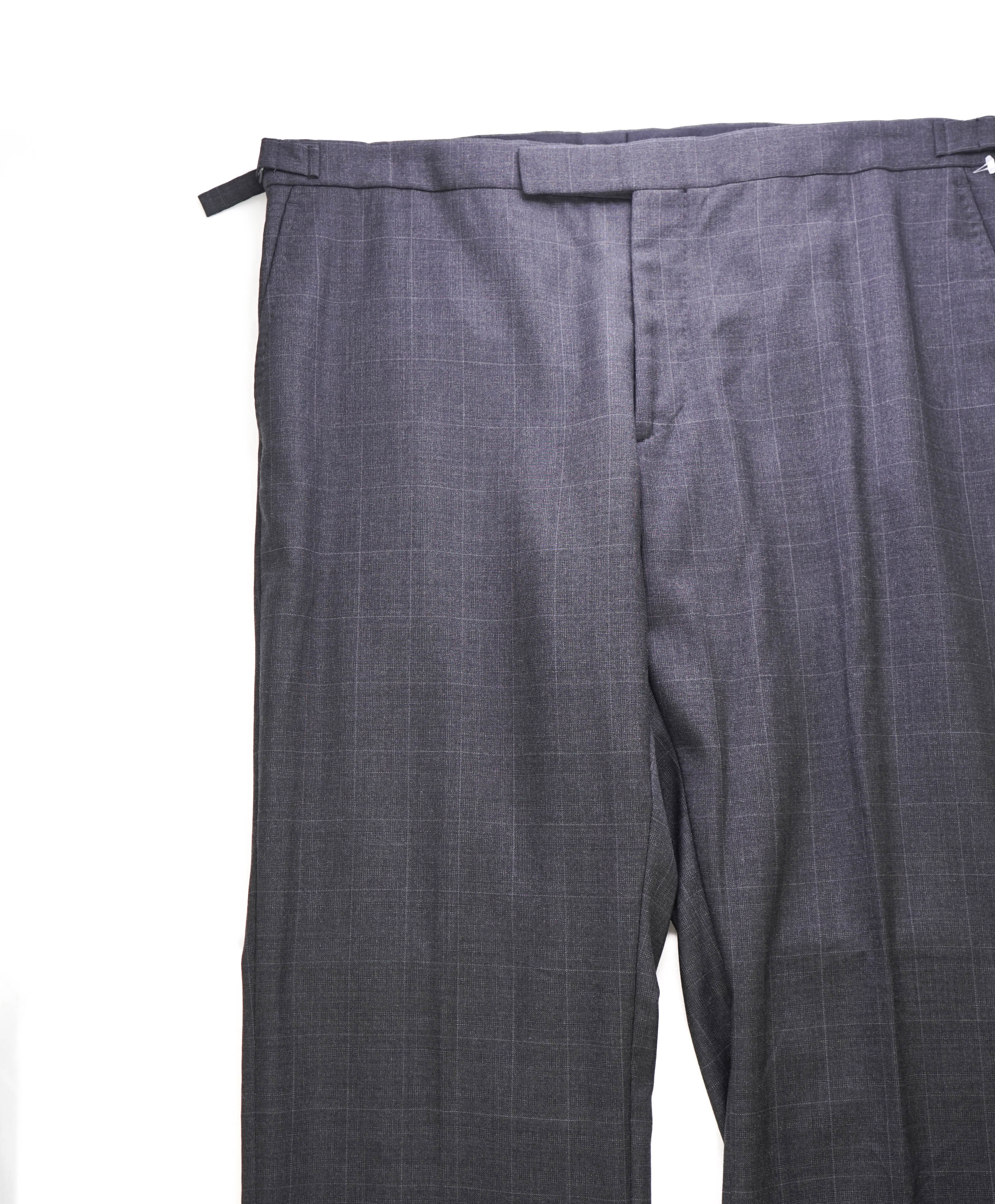 RALPH LAUREN BLACK LABEL - Gray Check Dress Pants With *SIDE TABS* - 37W