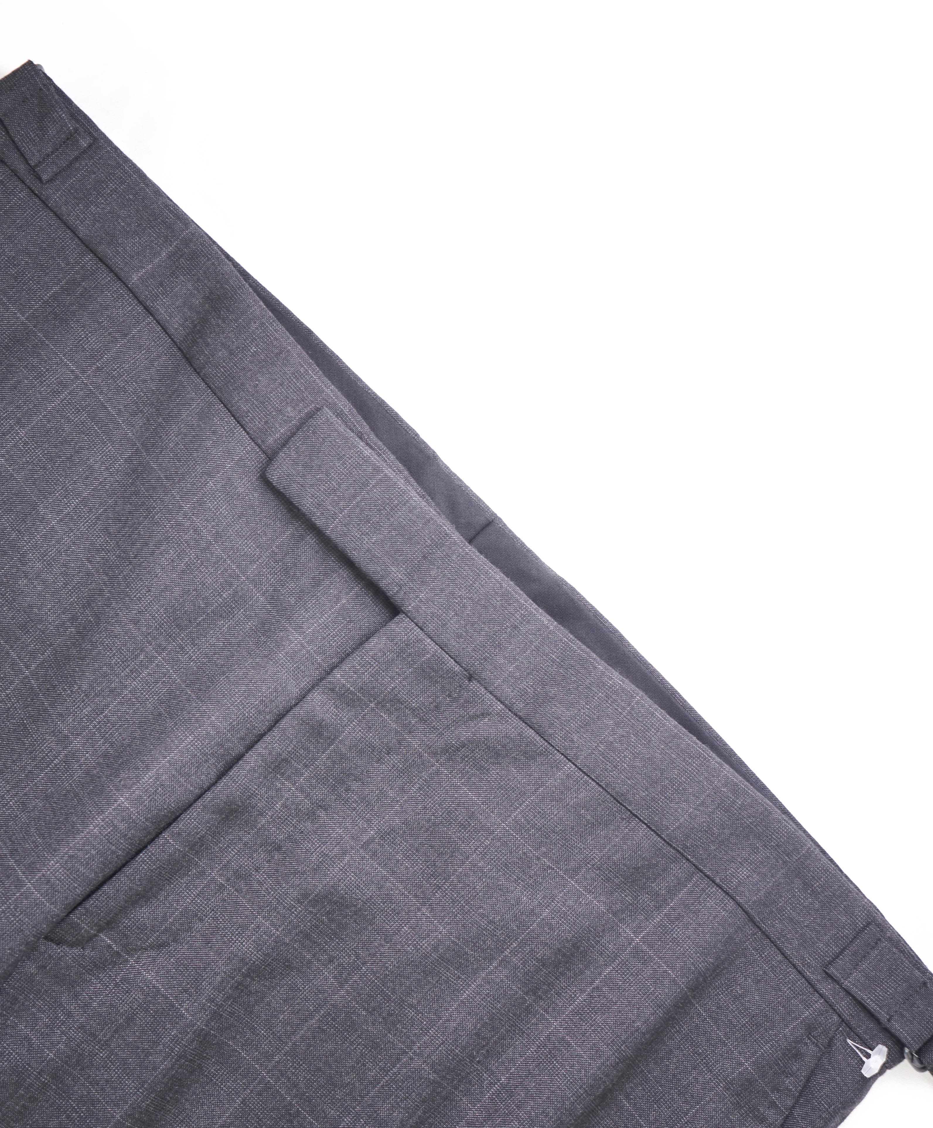 RALPH LAUREN BLACK LABEL - Gray Check Dress Pants With *SIDE TABS* - 37W