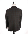 HICKEY FREEMAN - Gray & Brown Check Plaid WOOL Blazer - 46R