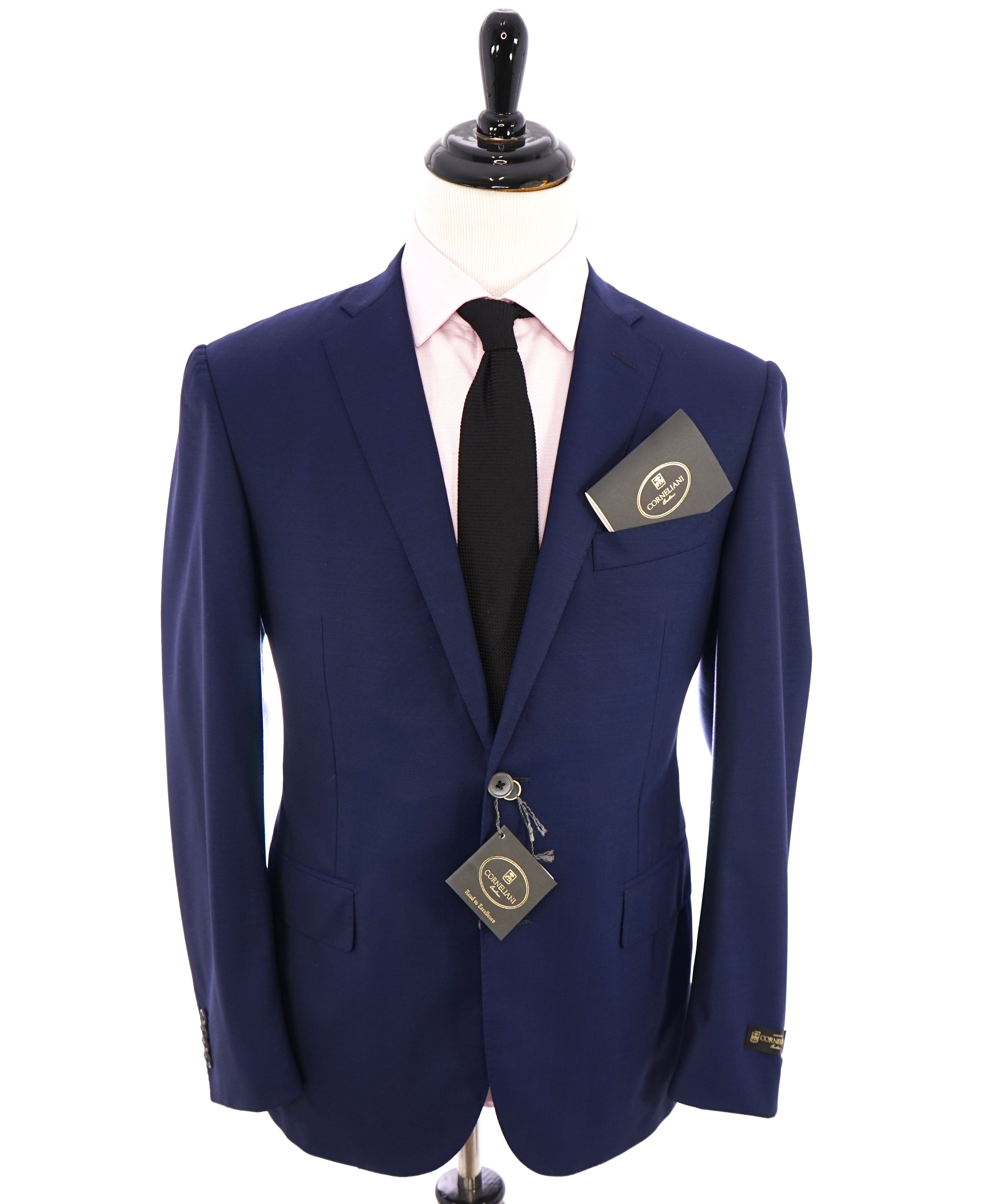 CORNELIANI - "Super 130's 17,25 Micron" Cobalt Blue SAVOR Suit - 40R