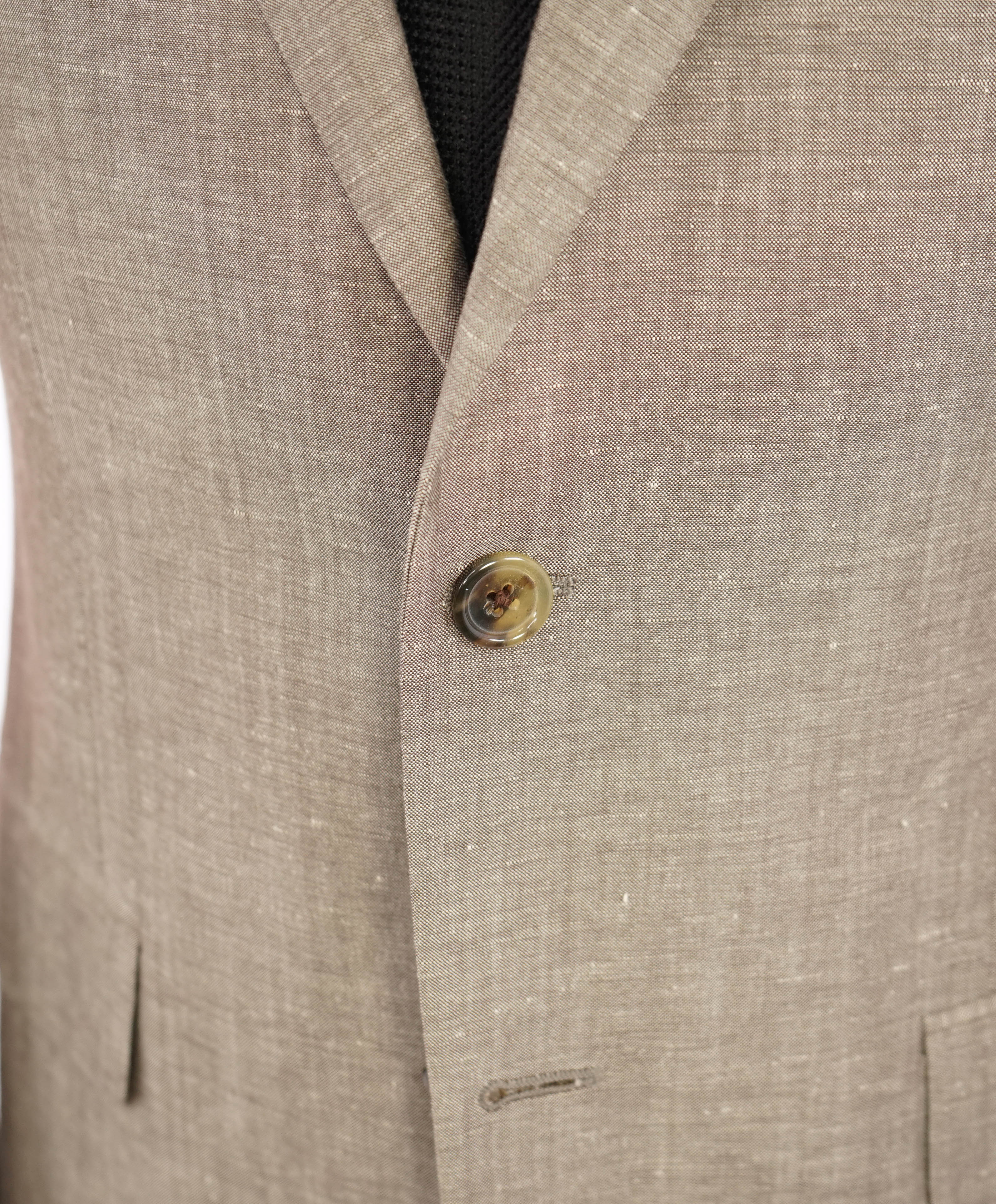 HICKEY FREEMAN - Beige LINEN / WORSTED WOOL Blend Blazer - 38R