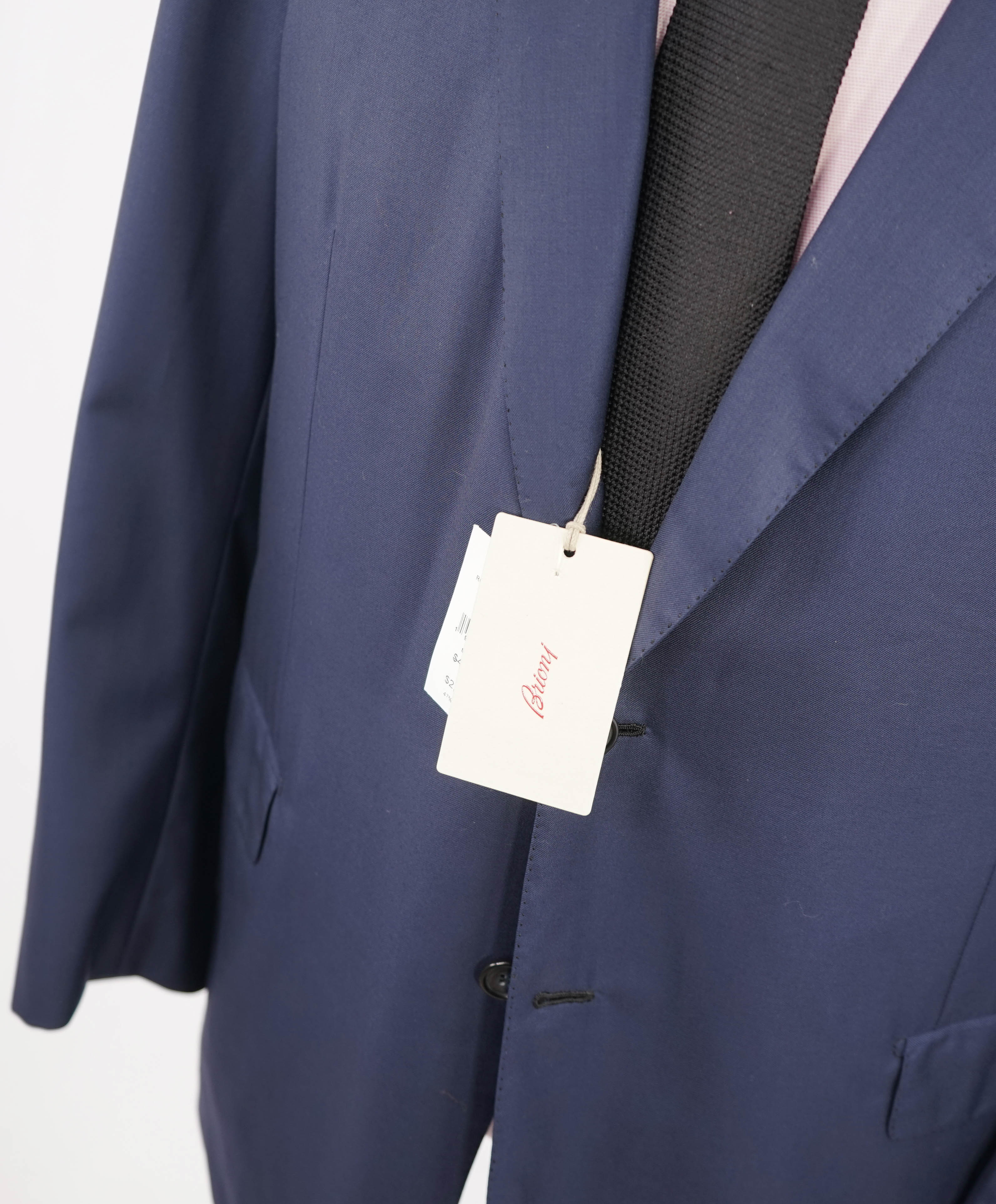 BRIONI - NAVY 160'S 2-Button "COLOSSEO" Hand Made In Italy Blazer - 52R US