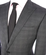 RALPH LAUREN BLACK LABEL - "Anthony" Plaid Side-Tabs Peak lapel Suit - 44R