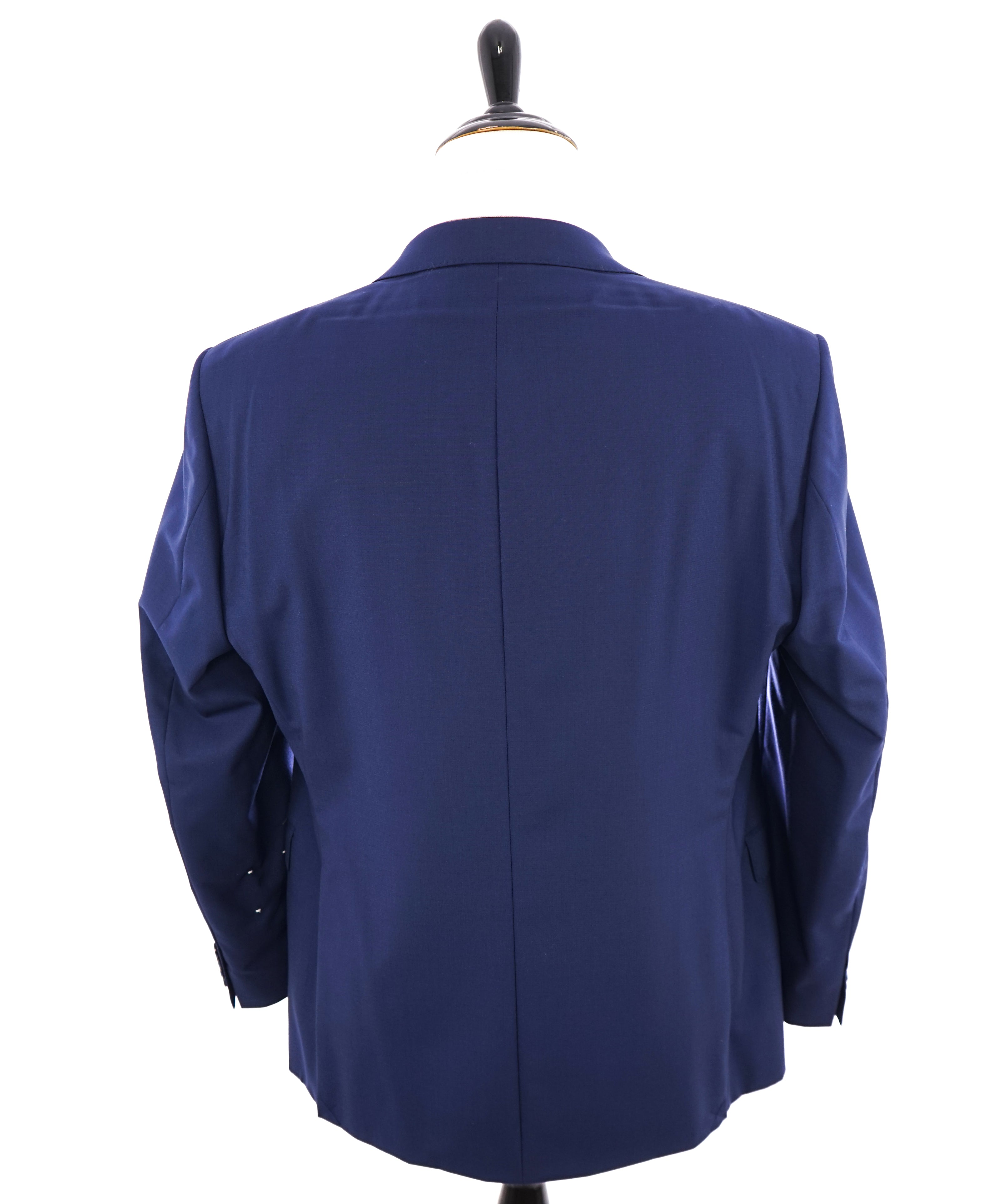 SAKS FIFTH AVENUE - Textured Cobalt Blue 2-Button Trim Fit Suit - 46R