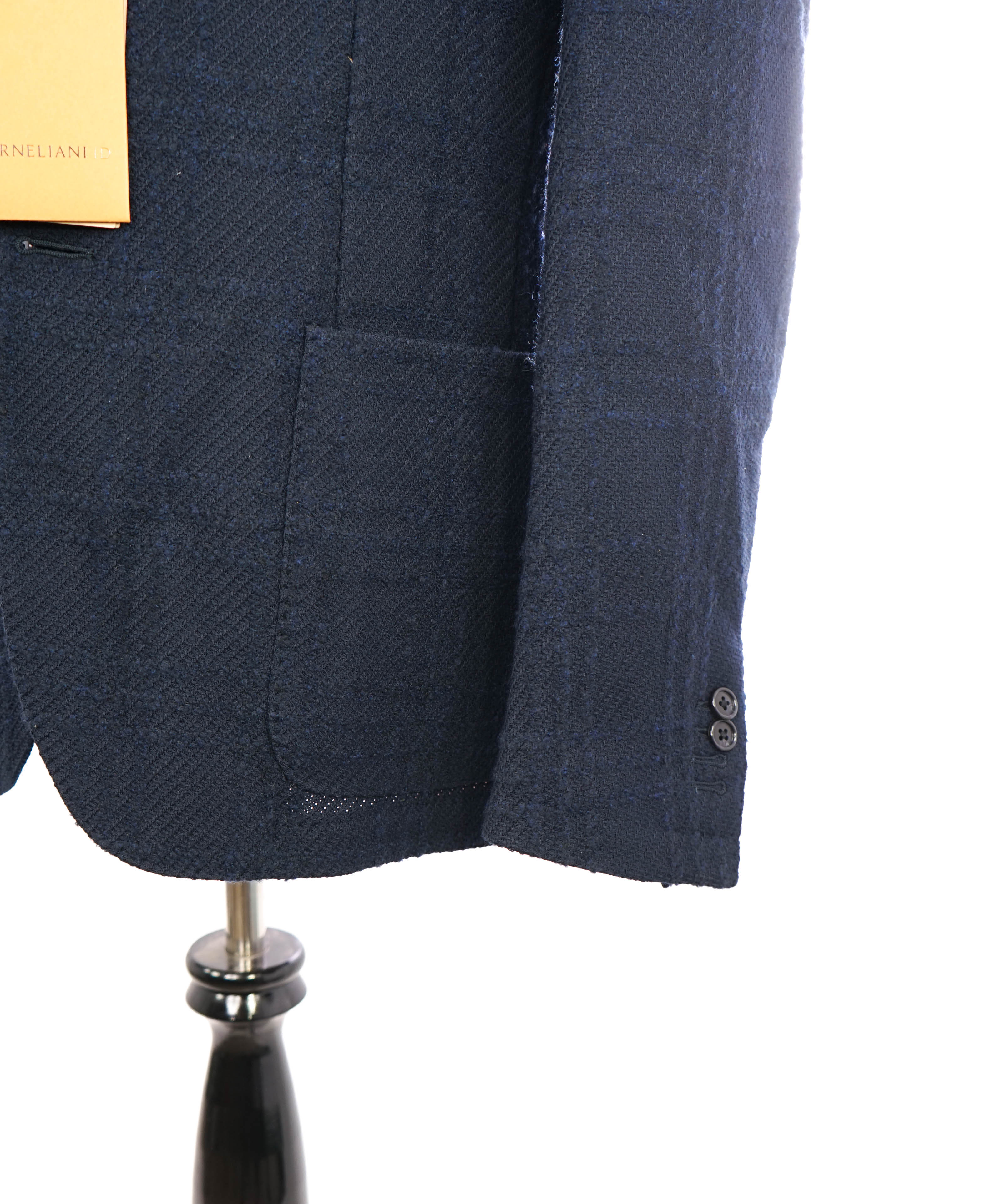 CORNELIANI - *BLEISURE JACKET* Wool Raised Texture Unlined Blazer - 40R