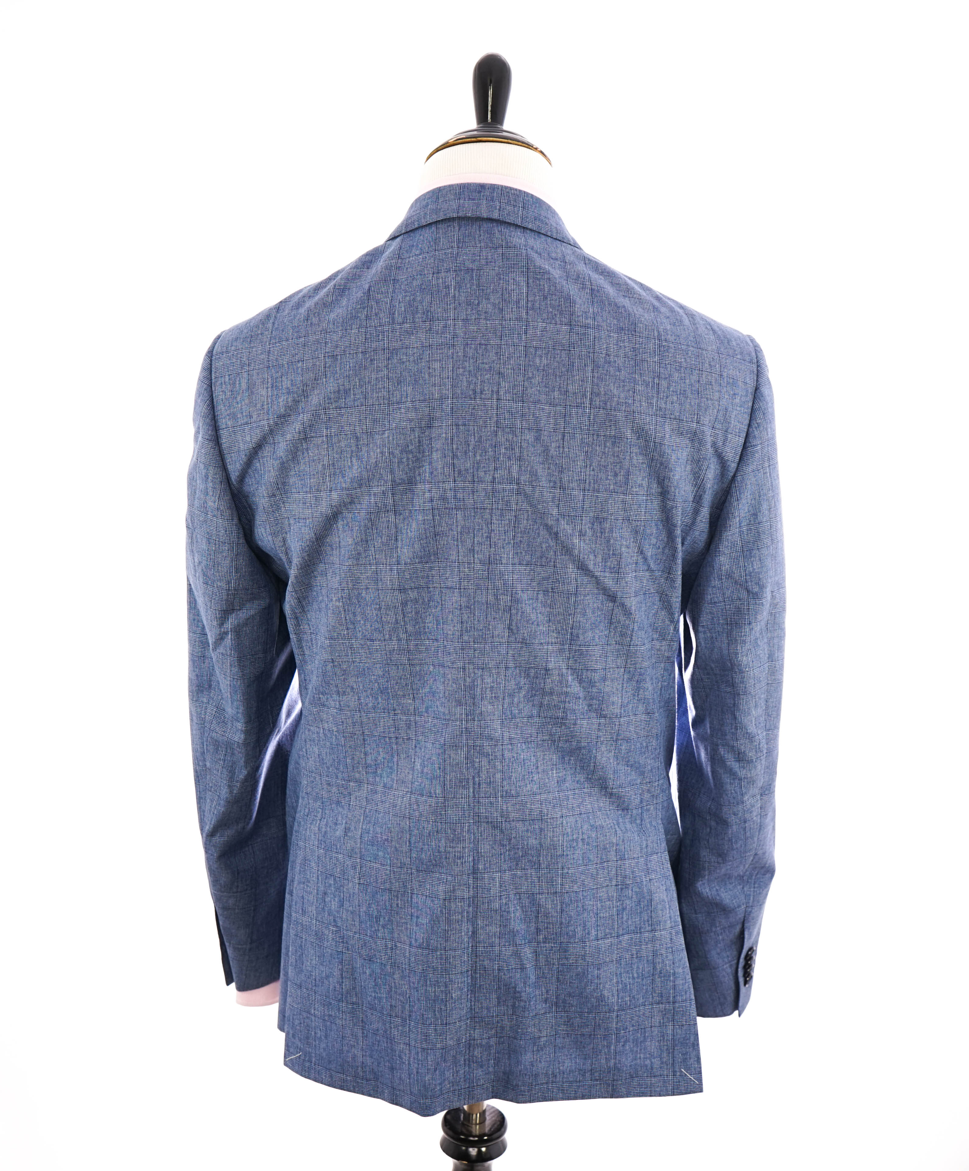 CORNELIANI - Baby Blue WOOL/COTTON/SILK Semi-Lined Notch Suit - 44R