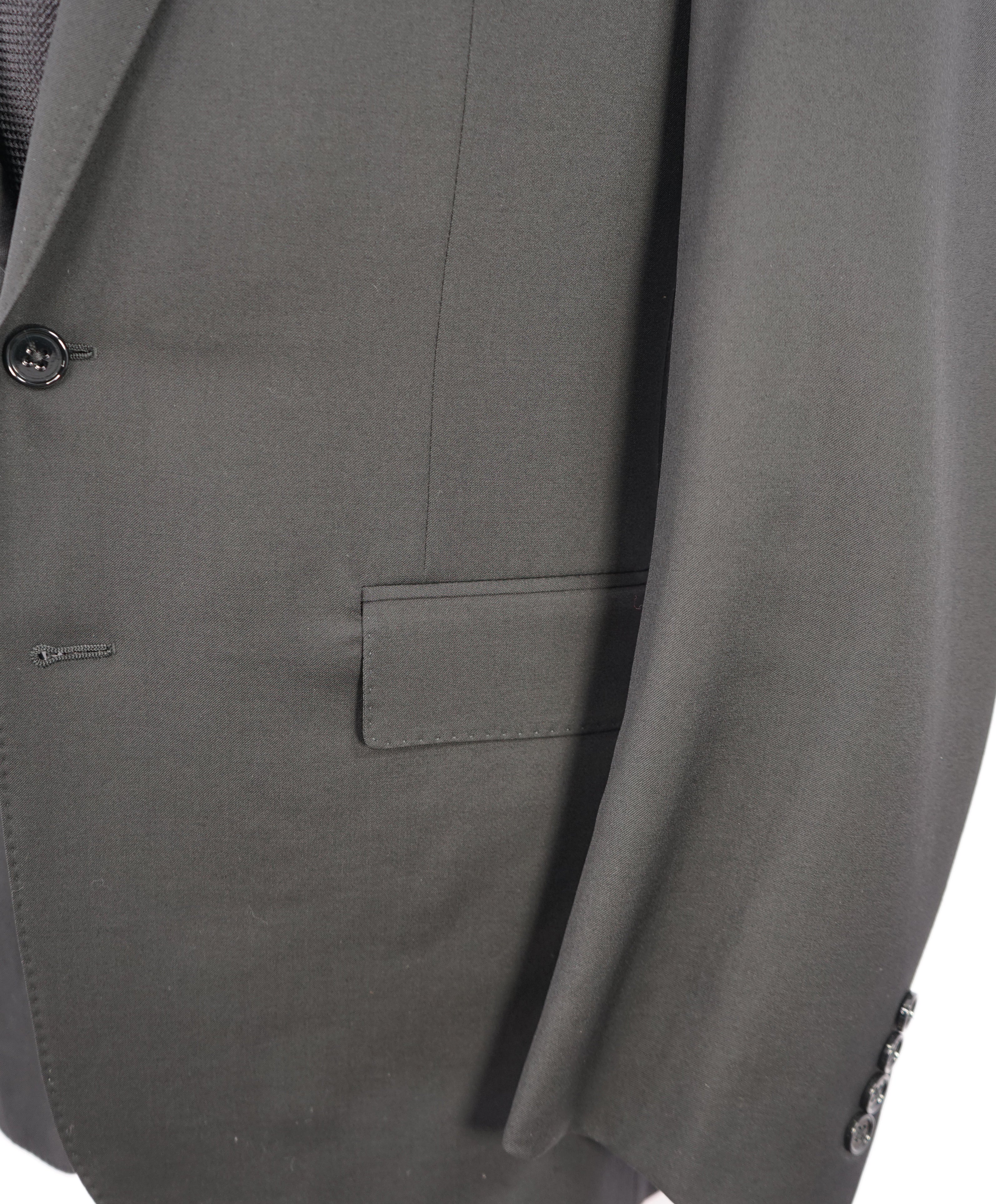 RALPH LAUREN BLACK LABEL - "Anthony" Gray All-Season Suit Side-Tabs - 40S