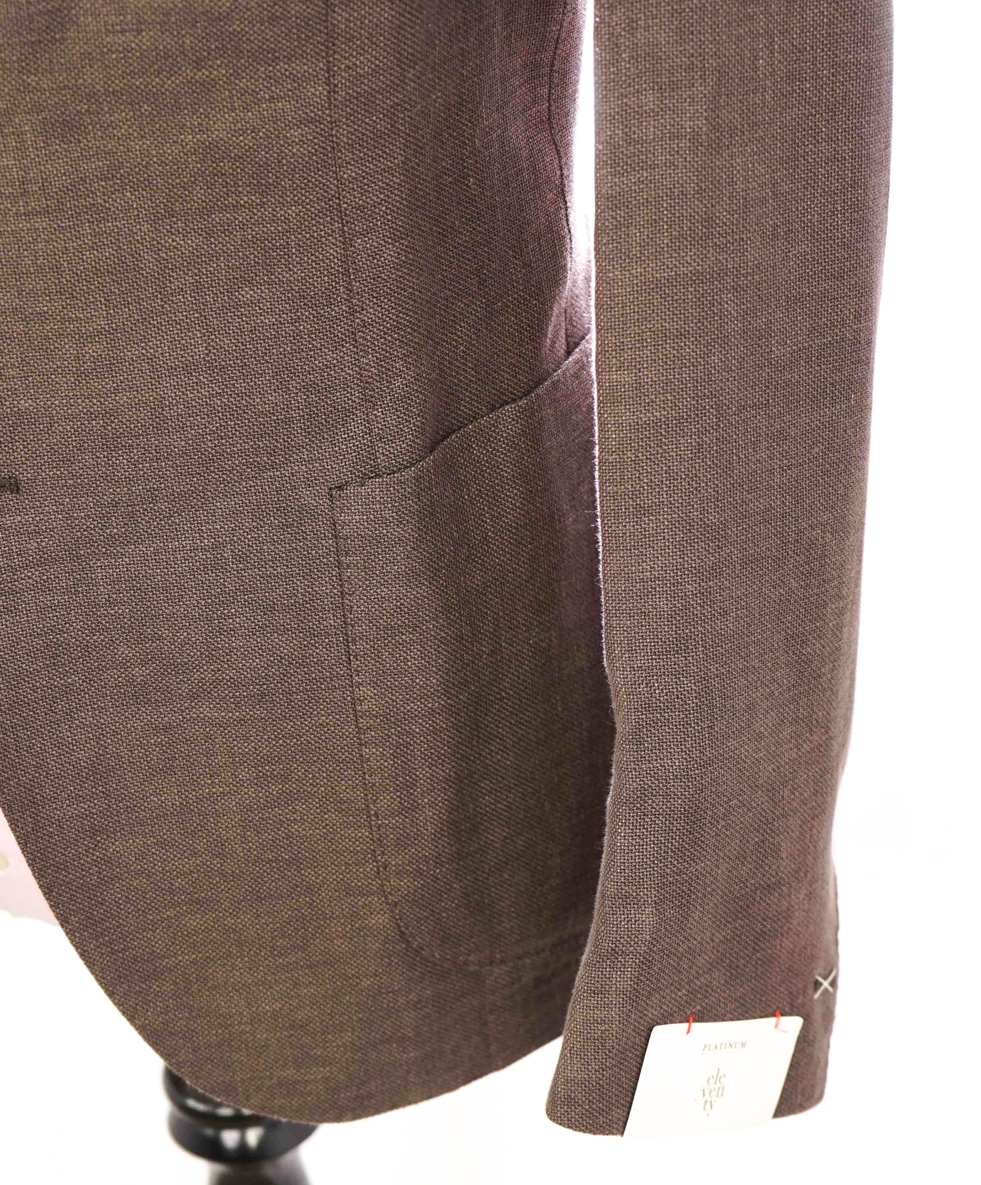 $1,795 ELEVENTY - By ERMENEGILDO ZEGNA "Wool/Linen/Silk" Blazer - 42 (52 EU)