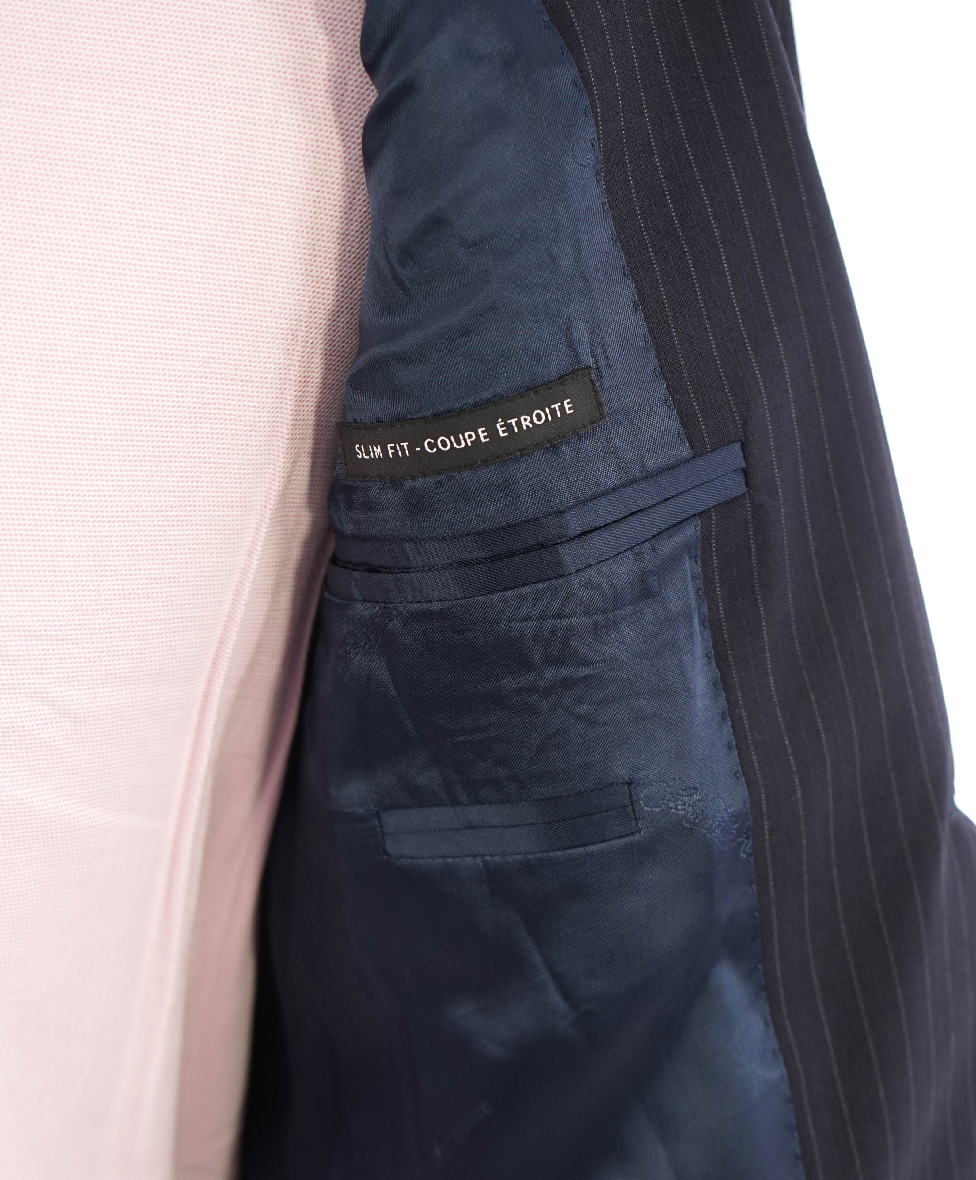 ERMENEGILDO ZEGNA - By SAKS FIFTH AVENUE "Slim" Chalk Stripe Suit - 38R