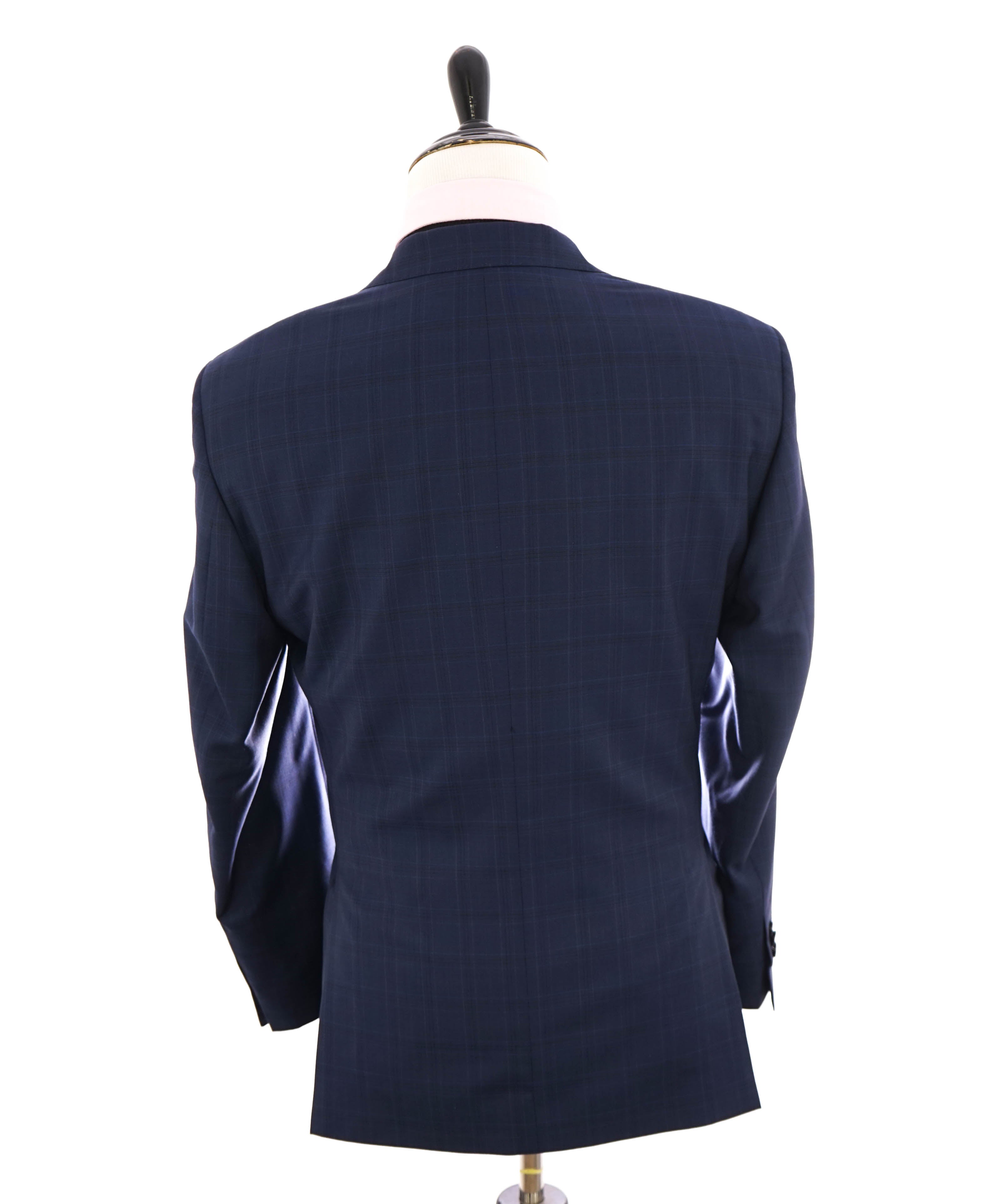 $1,295 ERMENEGILDO ZEGNA - "Tailored" SAKS FIFTH AVENUE Check Suit - 44R