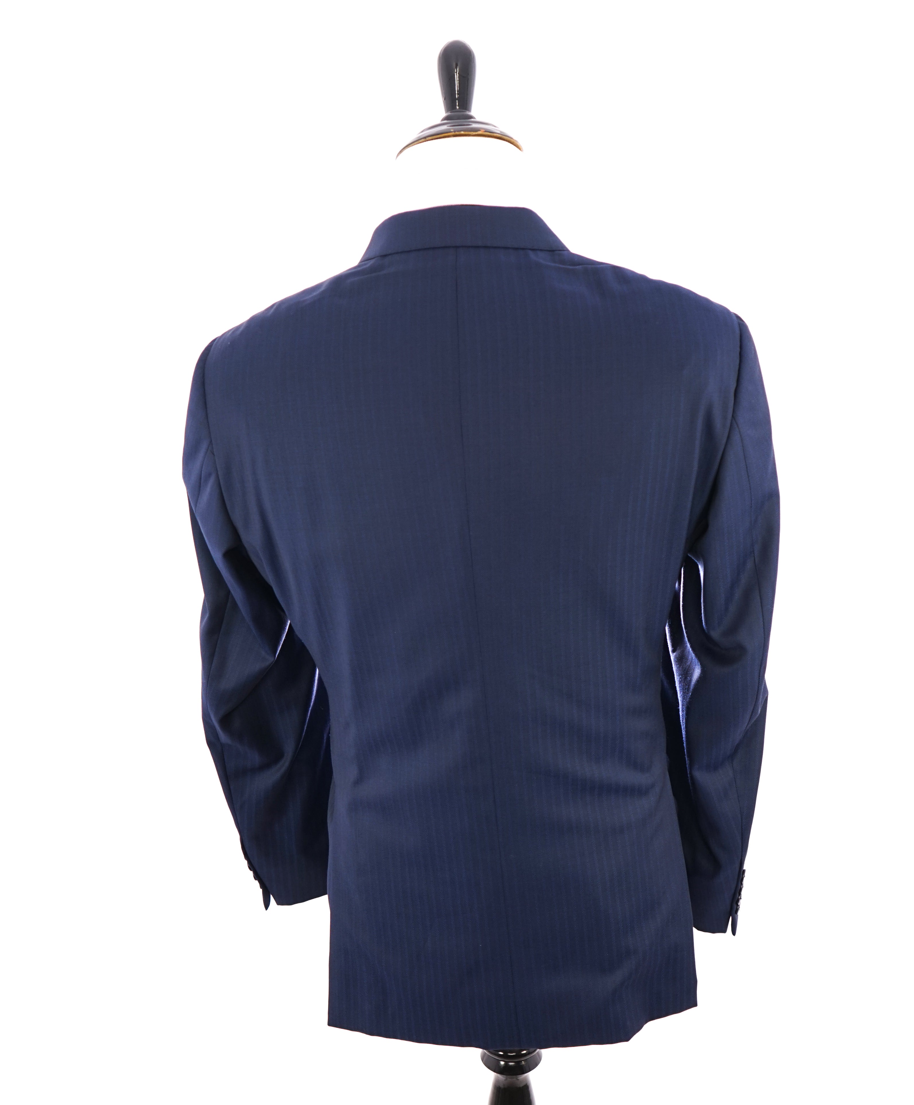 $1,895 ARMANI COLLEZIONI - Tonal Royal Blue Textured Suit "G Line " -  44R