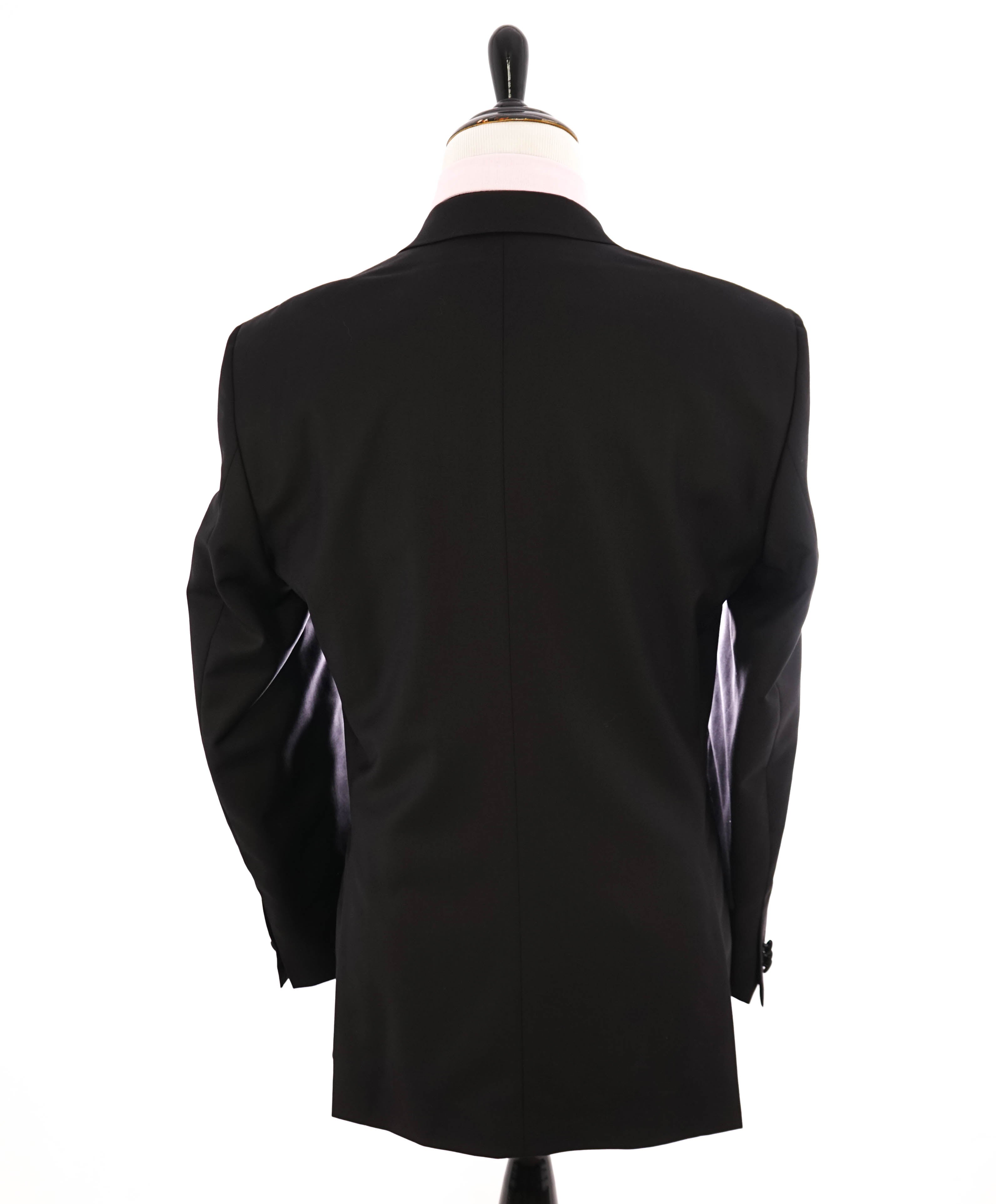 ERMENEGILDO ZEGNA - By SAKS FIFTH AVENUE "Peak" Black Tuxedo Suit - 42L