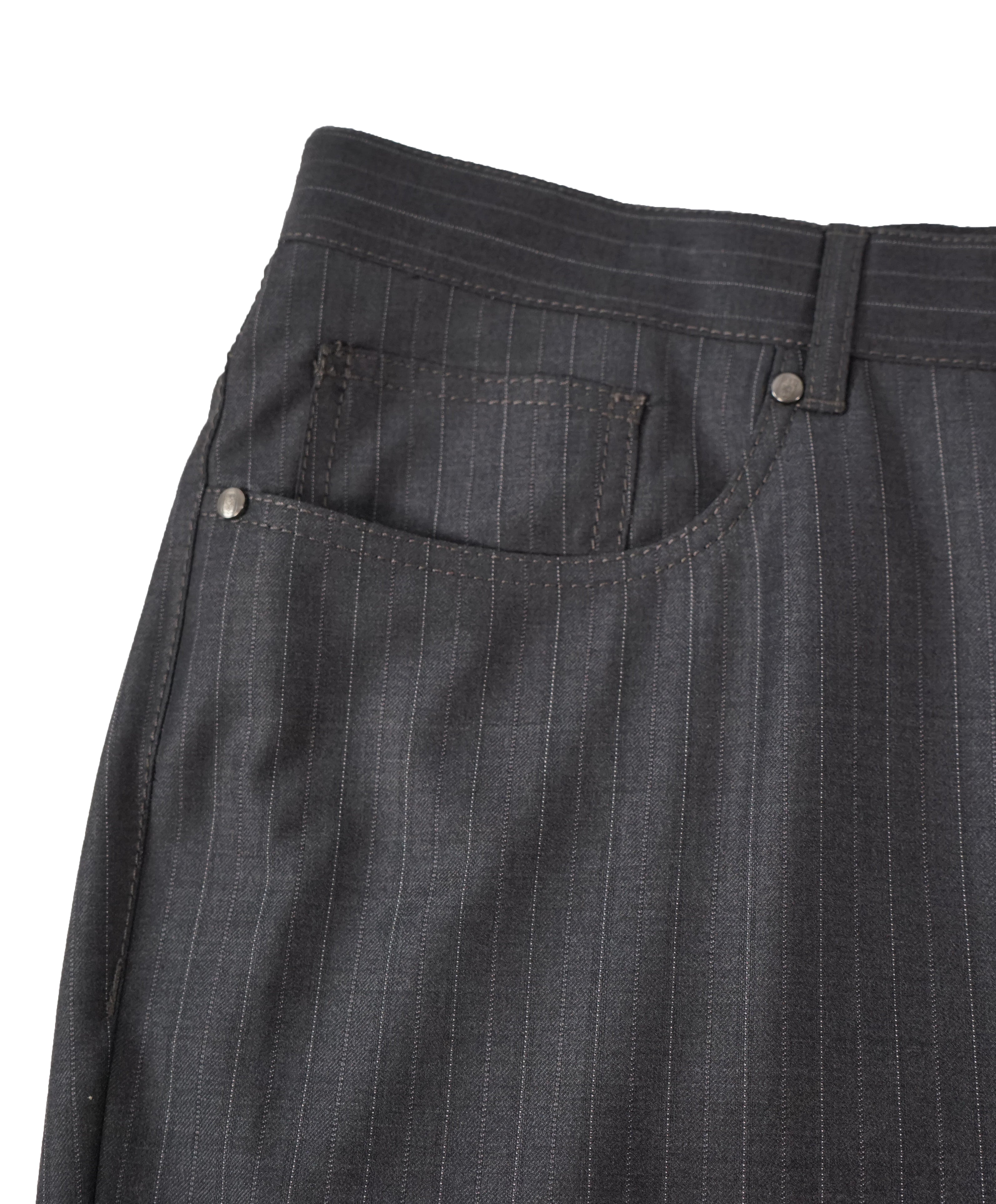 ERMENEGILDO ZEGNA - “TROFEO” 5-Pocket Pinstripe Unique Dress Pants -34W