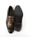 ERMENEGILDO ZEGNA - “Garonne” Brown Penny Loafers Galace Tips - 10