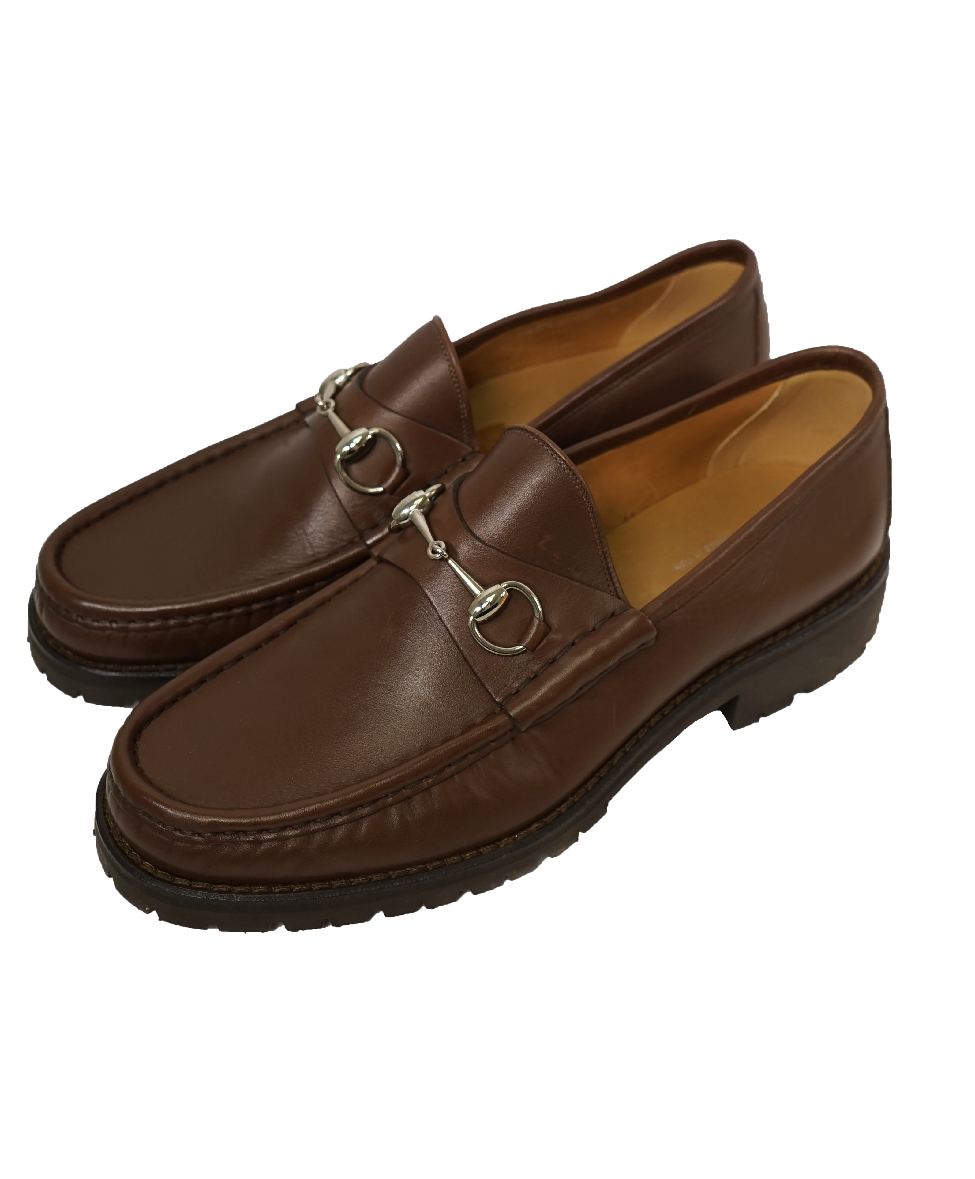 GUCCI - Horse-bit Loafers Brown Iconic Style - 10