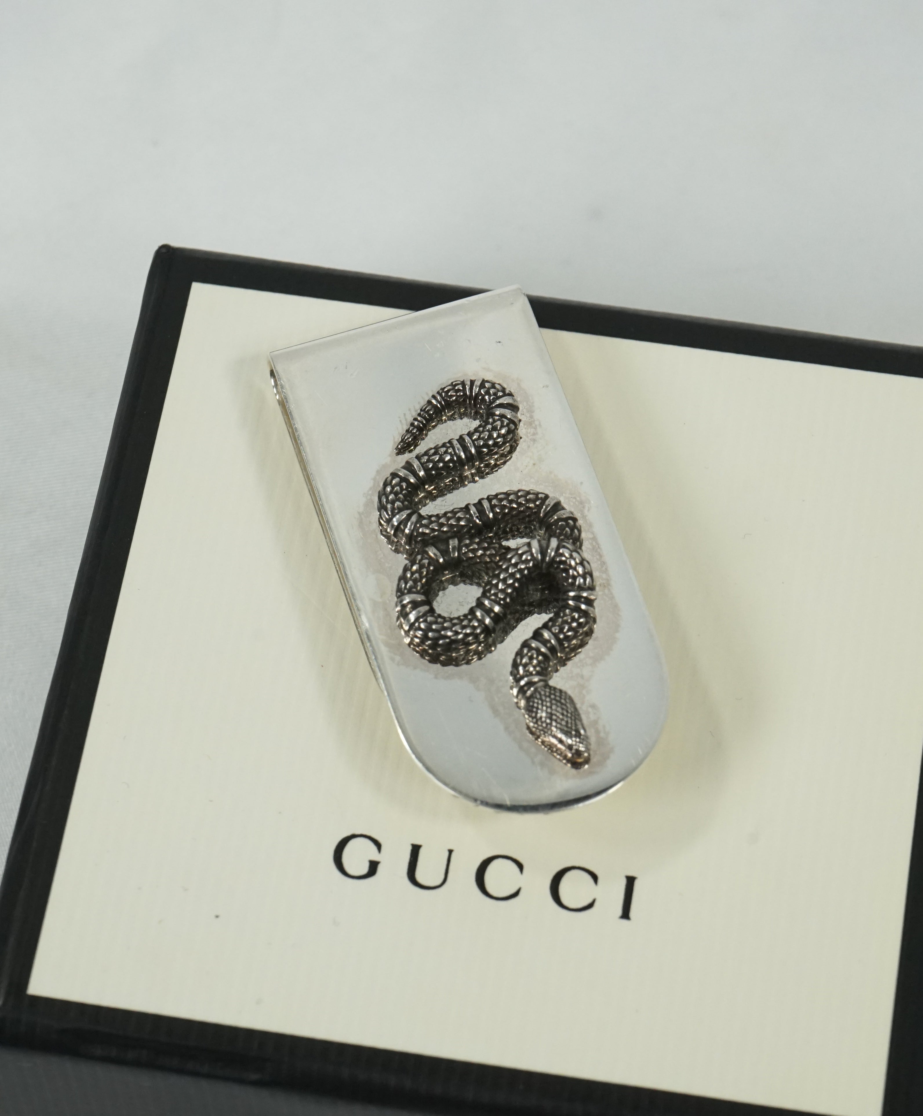 GUCCI - King Snake Sterling Silver Money Clip .925 -