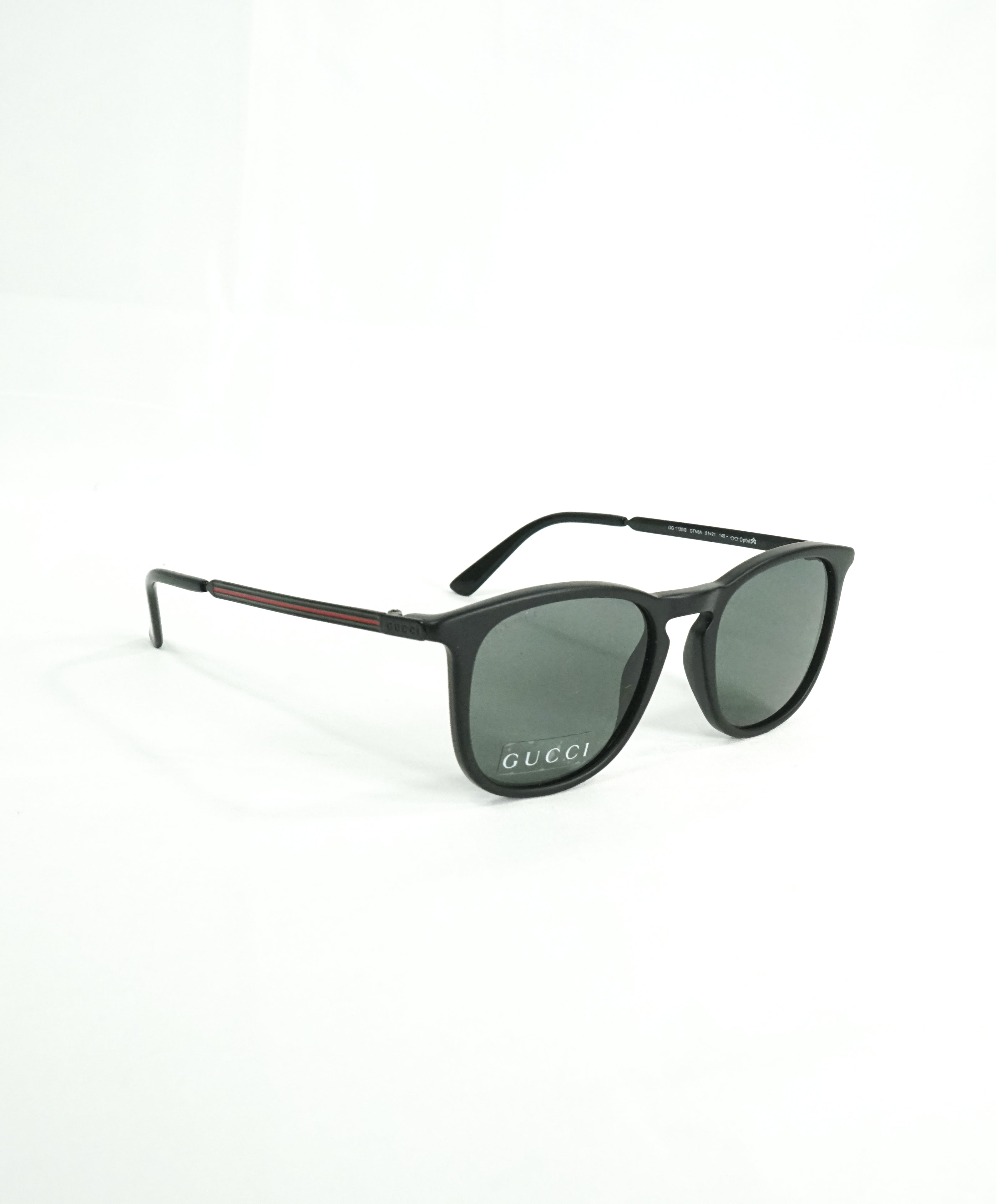 GUCCI - GG1130/s Logo Red & Green Temple Sunglasses - 51-21 145