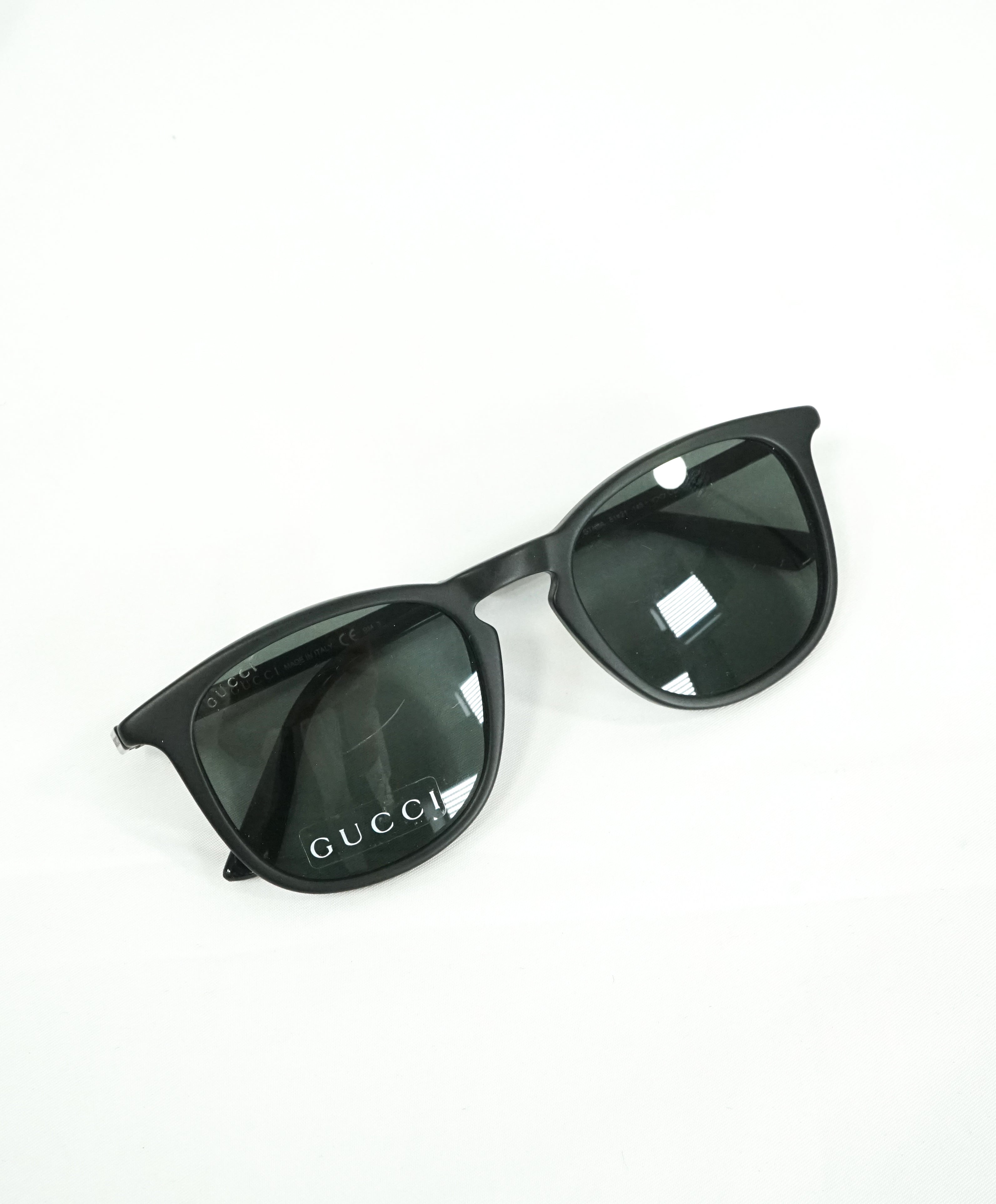 GUCCI - GG1130/s Logo Red & Green Temple Sunglasses - 51-21 145