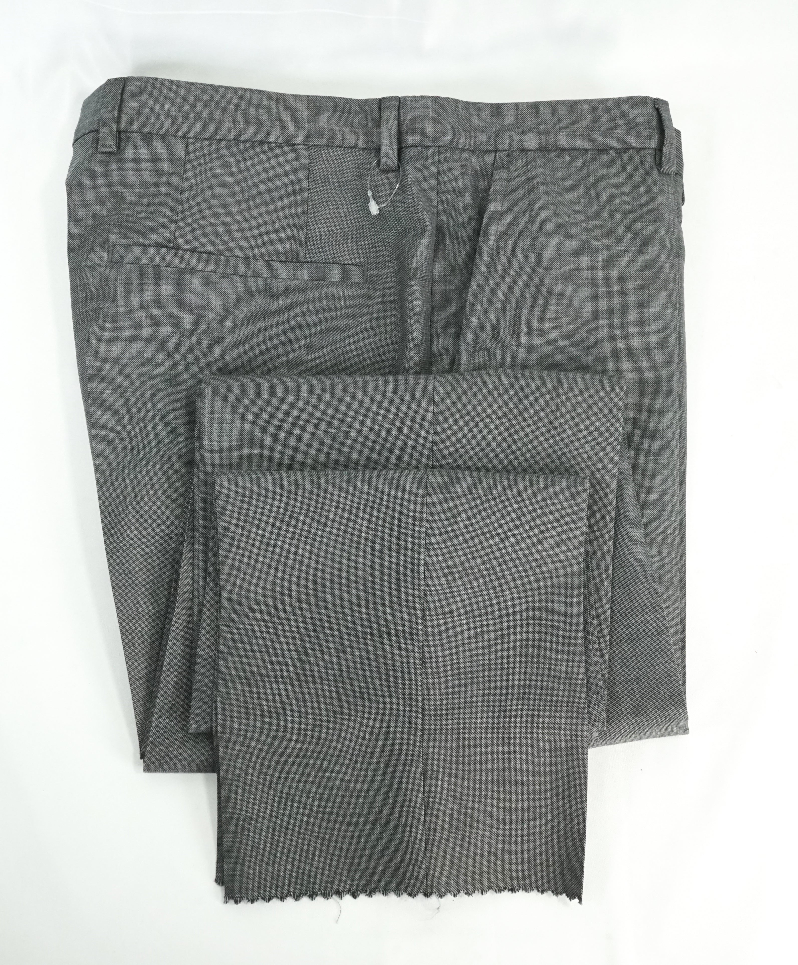 HUGO BOSS - Gray Melange “Astian/Hets” Flat Front Dress Pants - 31W