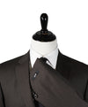 HUGO BOSS - Brown Micro Stripe Suit W Genuine Horn Buttons - 42S