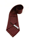 $230 E. MARINELLA - NAPOLI *Hand Made* Burgundy Pumpkin Floral 3.5" - Tie