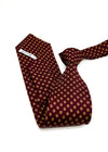 $230 E. MARINELLA - NAPOLI *Hand Made* Burgundy Pumpkin Floral 3.5" - Tie