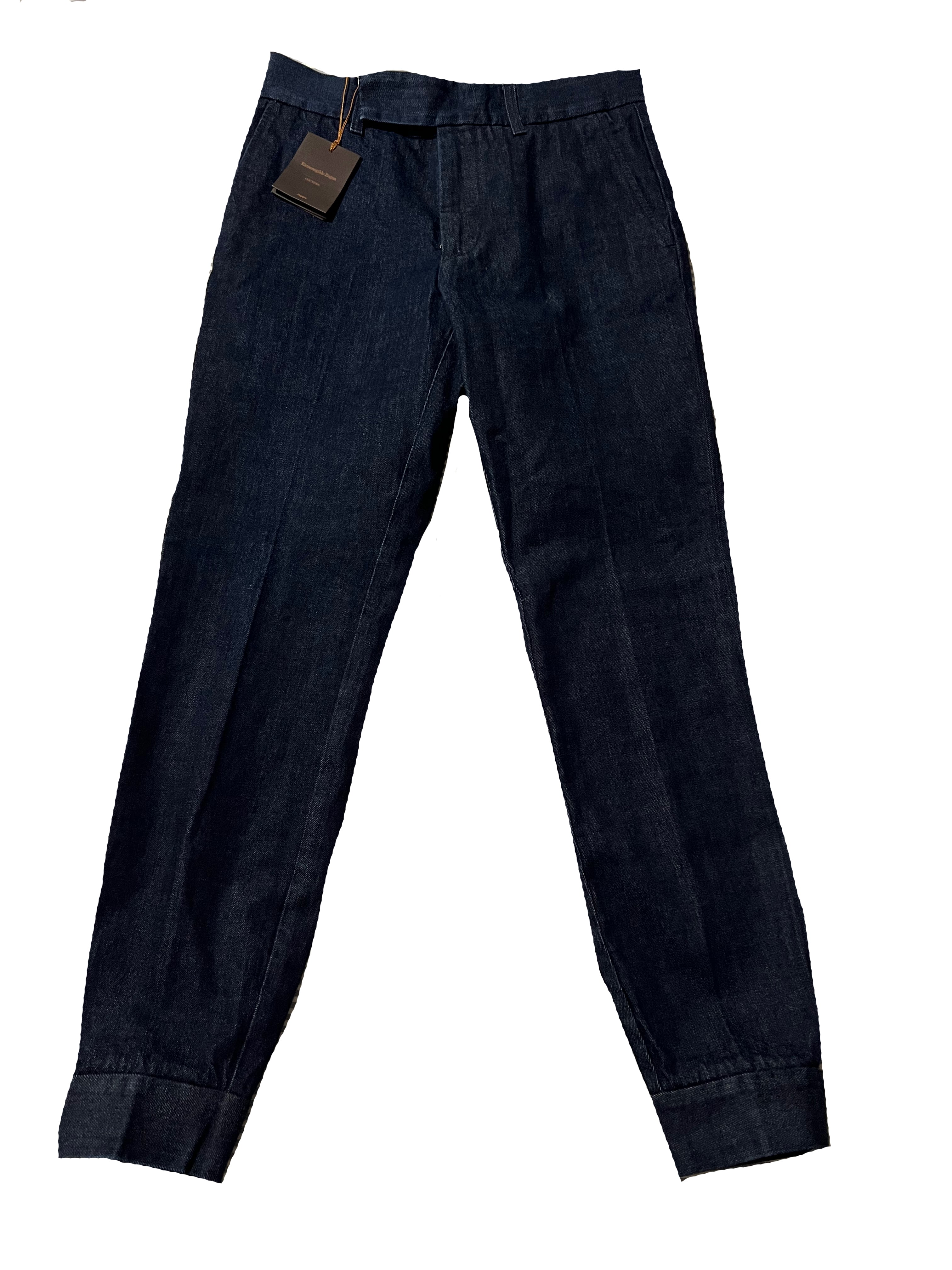 $1,395 ERMENEGILDO ZEGNA COUTURE XXX - Wide Waistband Denim Pants - 32W