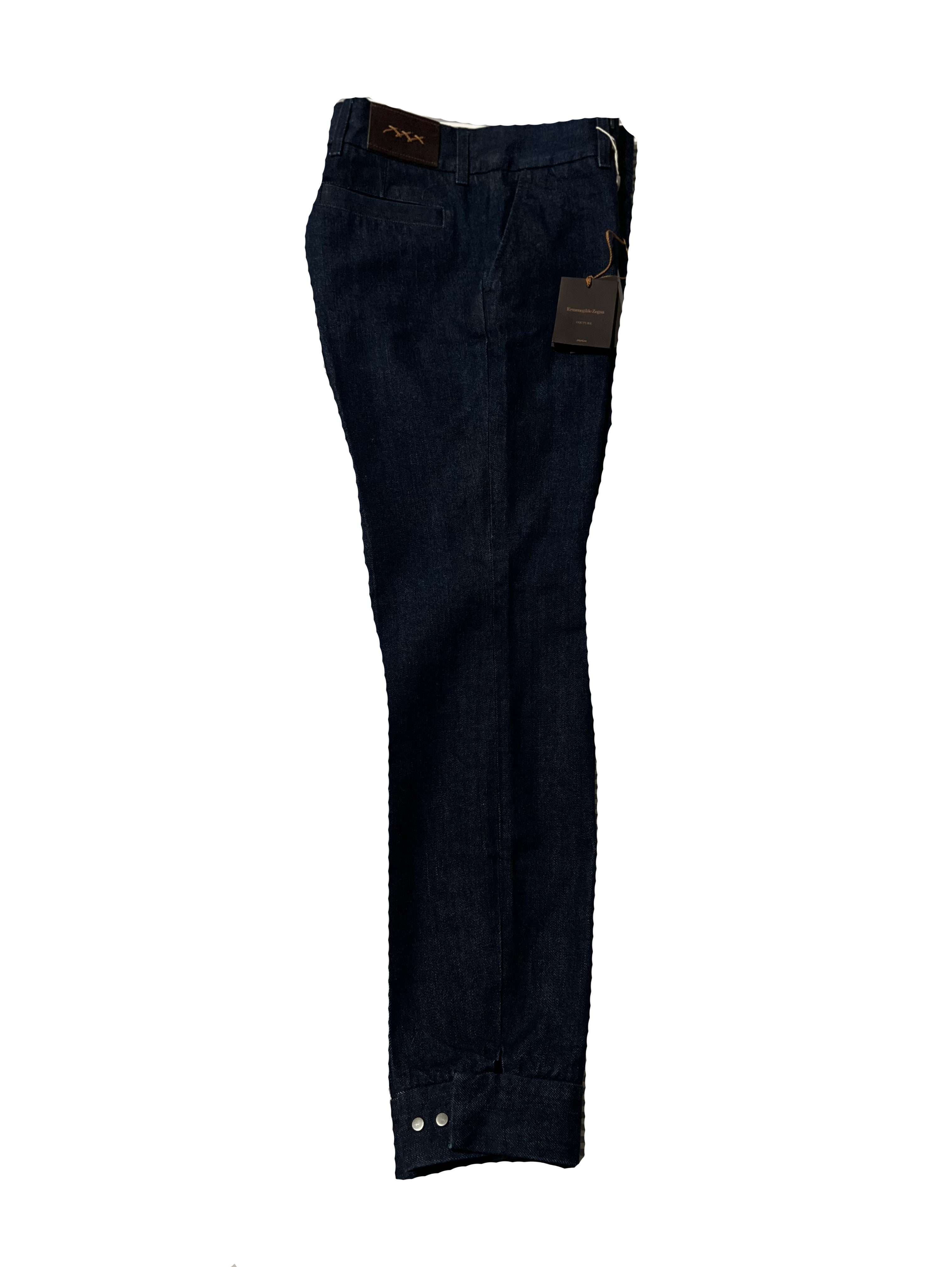 $1,395 ERMENEGILDO ZEGNA COUTURE XXX - Wide Waistband Denim Pants - 32W