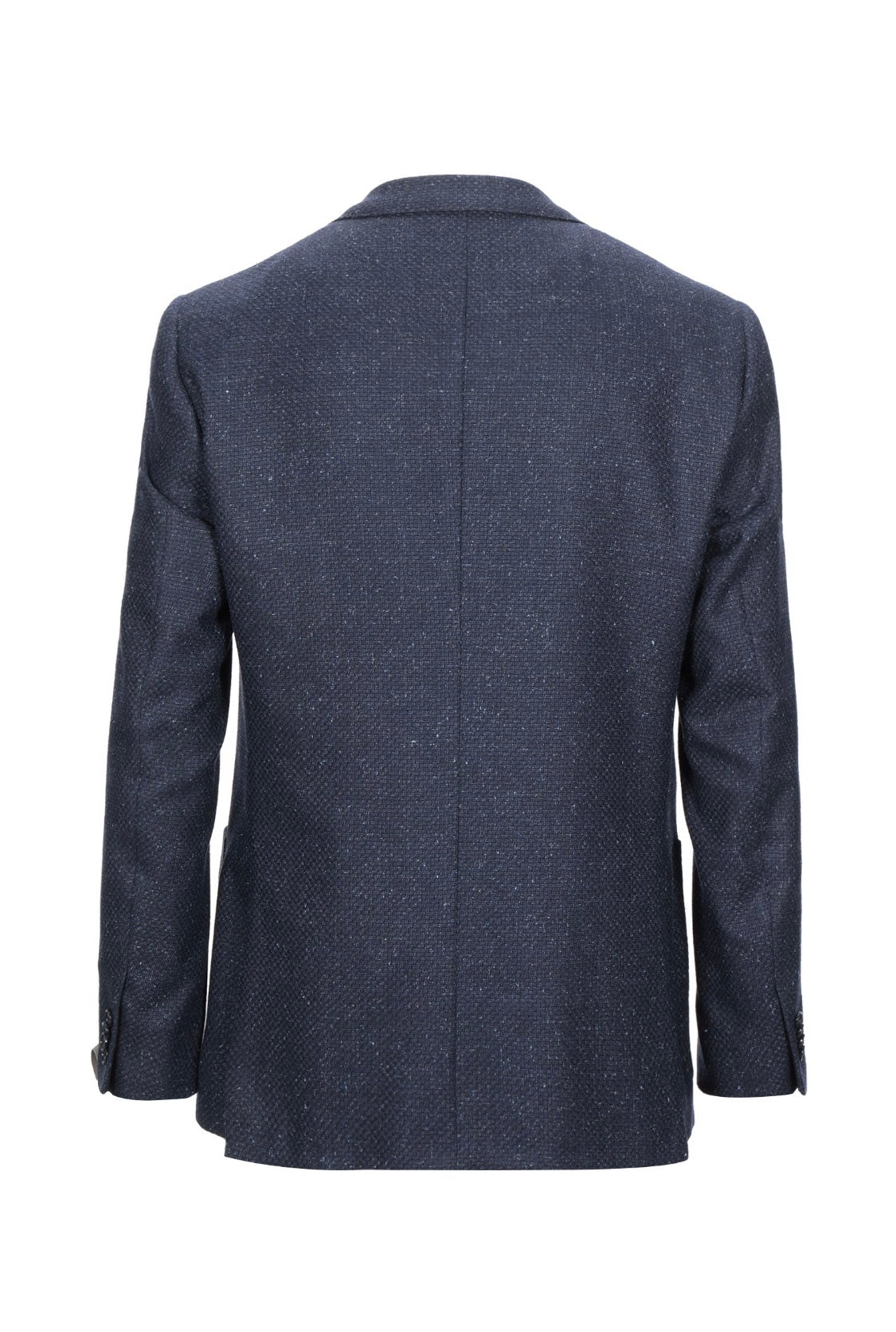 CORNELIANI - Wool Silk Blend *Patch Pocket* Blue Fleck Blazer - 38R