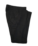 JOHN VARVATOS - Charcoal Flannel Flat Front Dress Pants - 33W