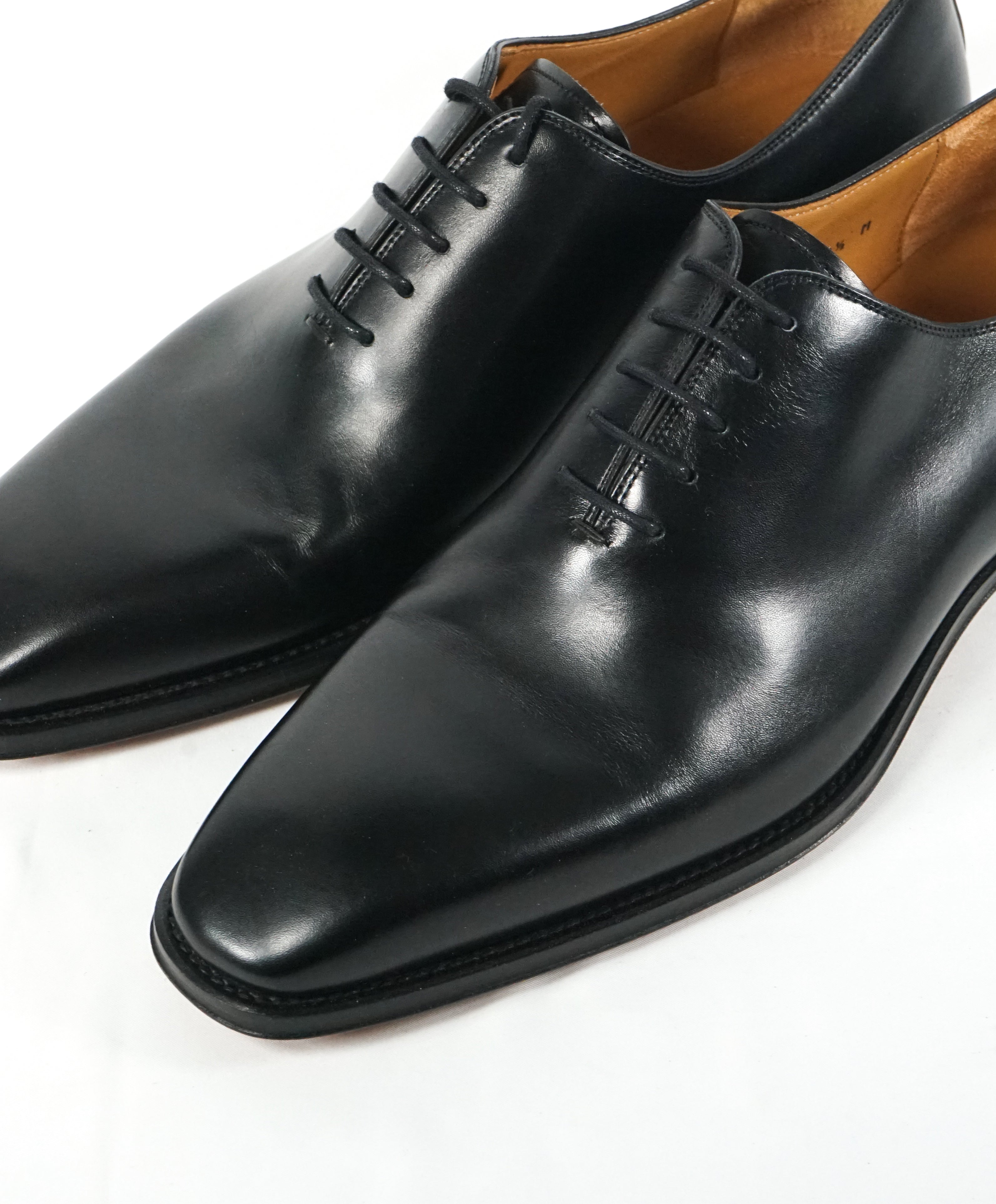 MAGNANNI - Whole Cut Oxfords Black Balmorals - 8.5