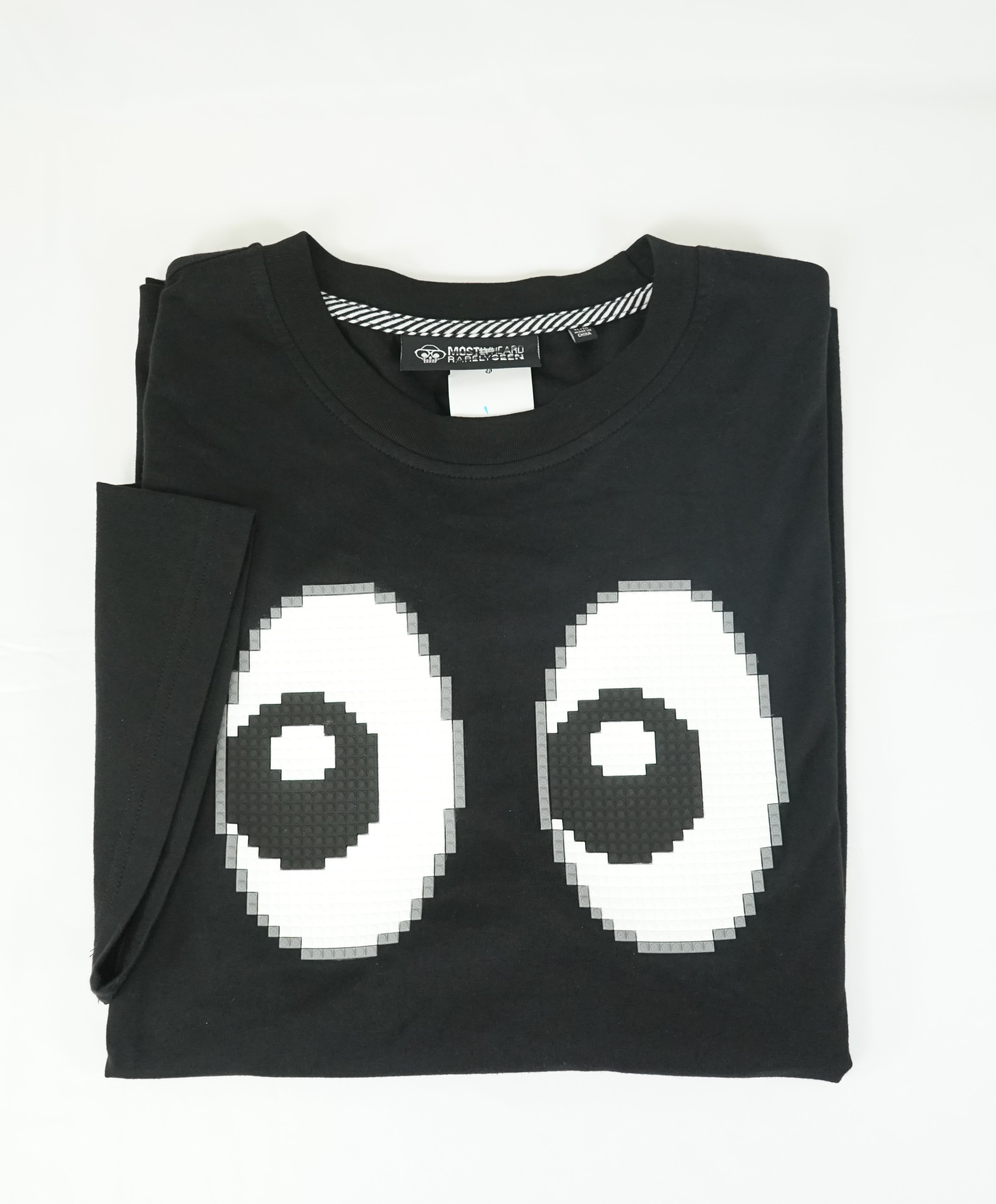 Mostly Heard Rarely Seen - “All Eyez On Me” Logo Textured Lego Tee - XL