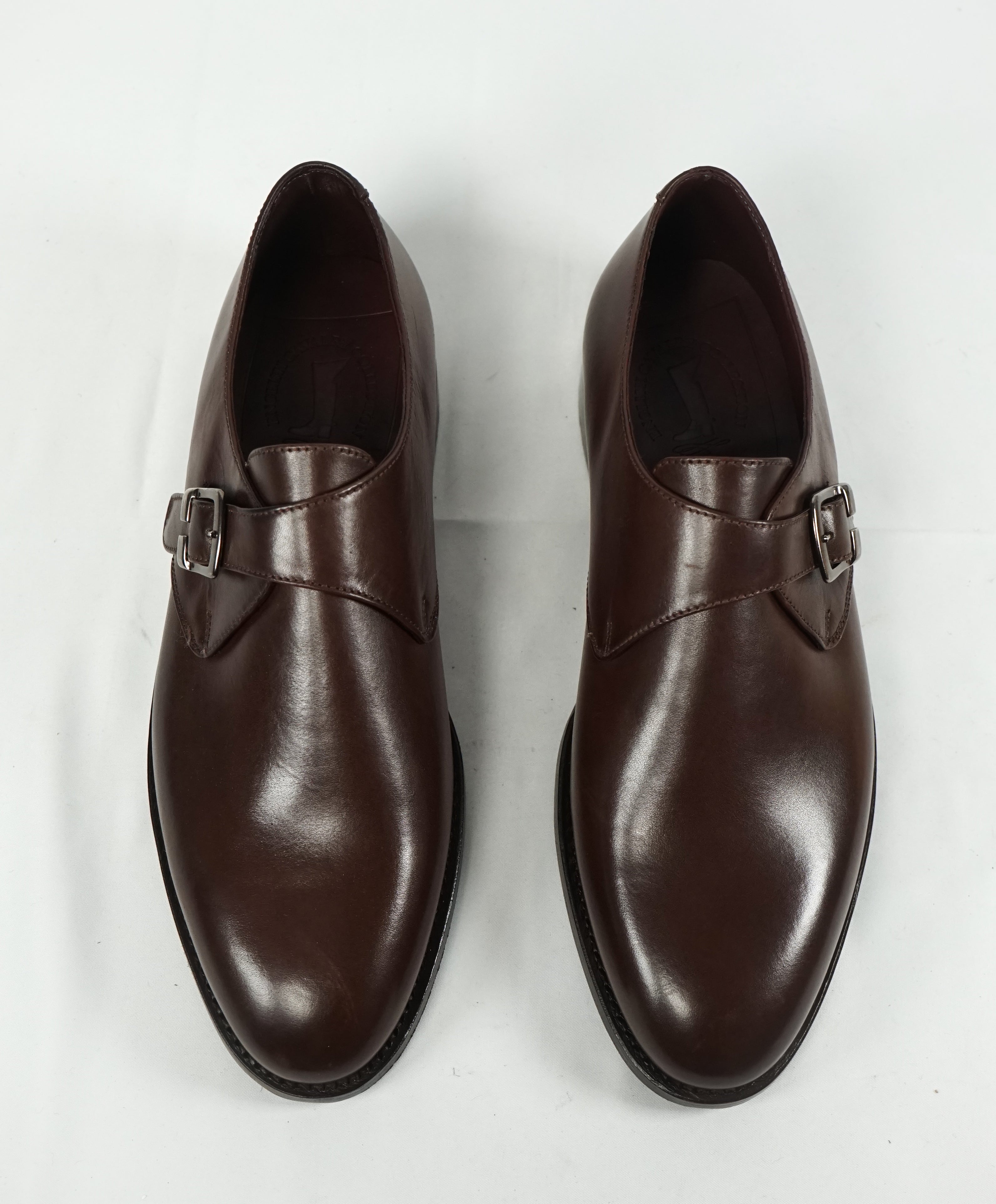 NETTLETON - Brown Hand Made In England Single Monk Loafers - 9