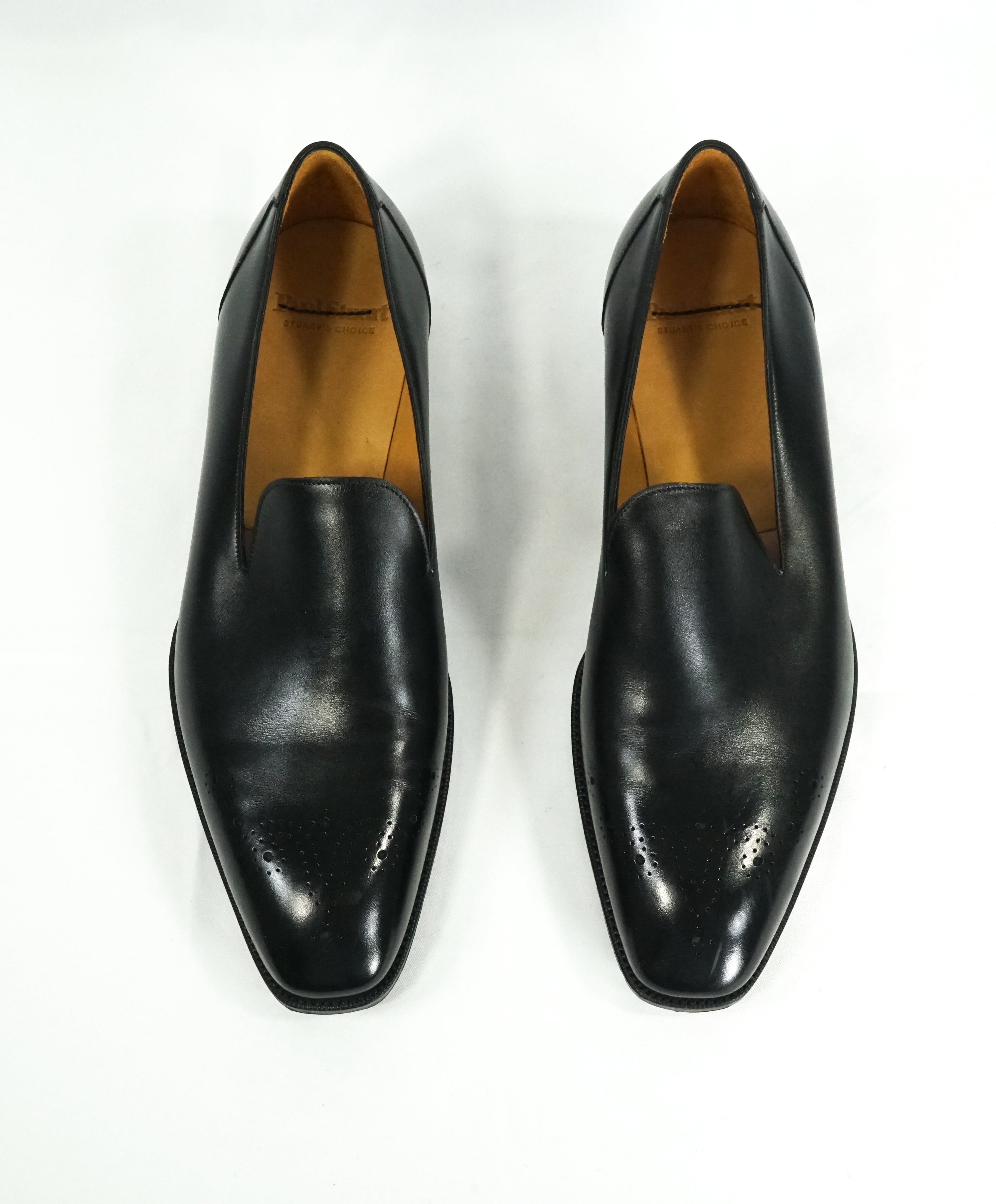 PAUL STUART by GAZIANO GIRLING - Wholecut Leather Loafers Made In UK - 10.5