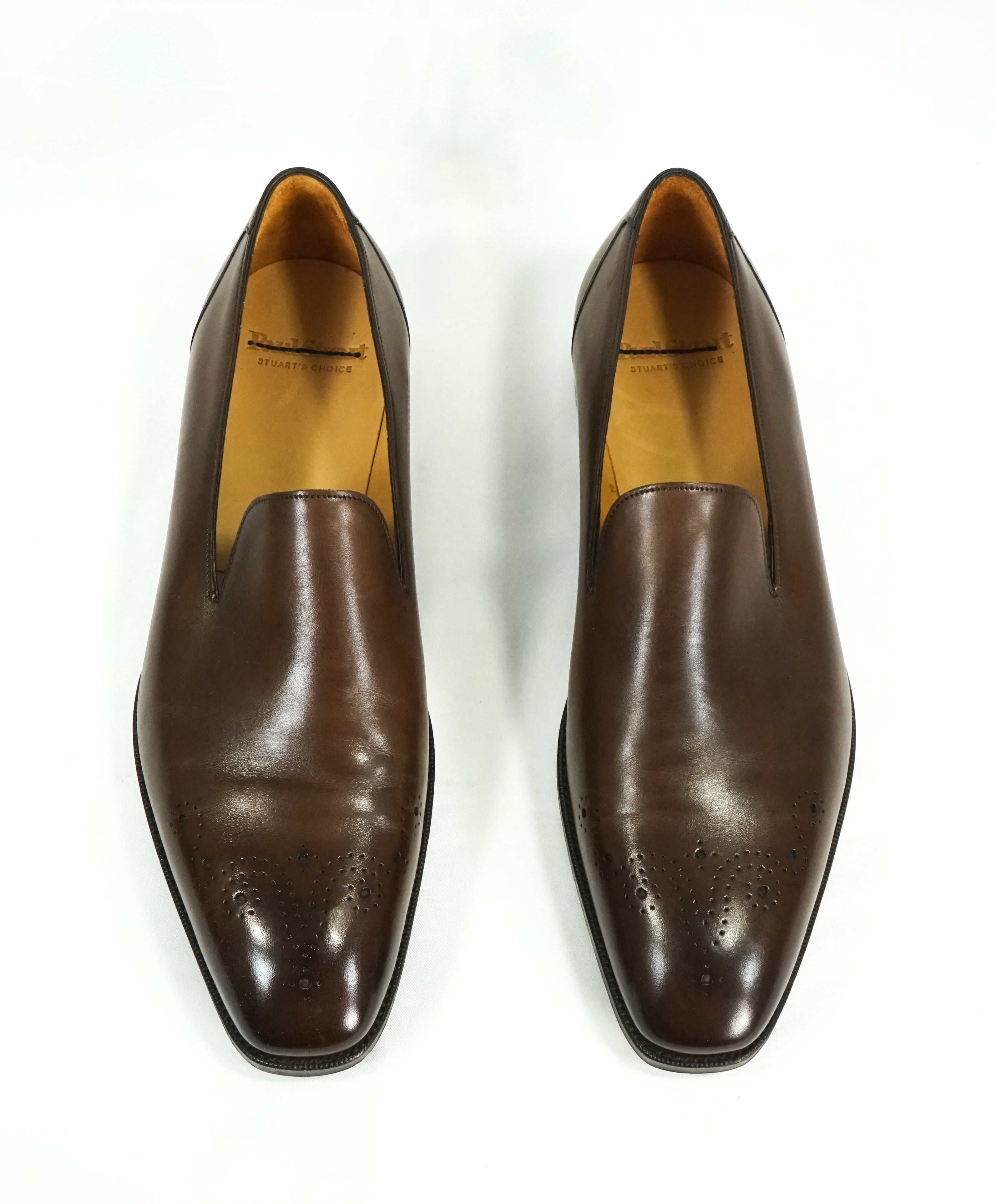 PAUL STUART by GAZIANO GIRLING - Wholecut Leather Loafers Made In UK - 10