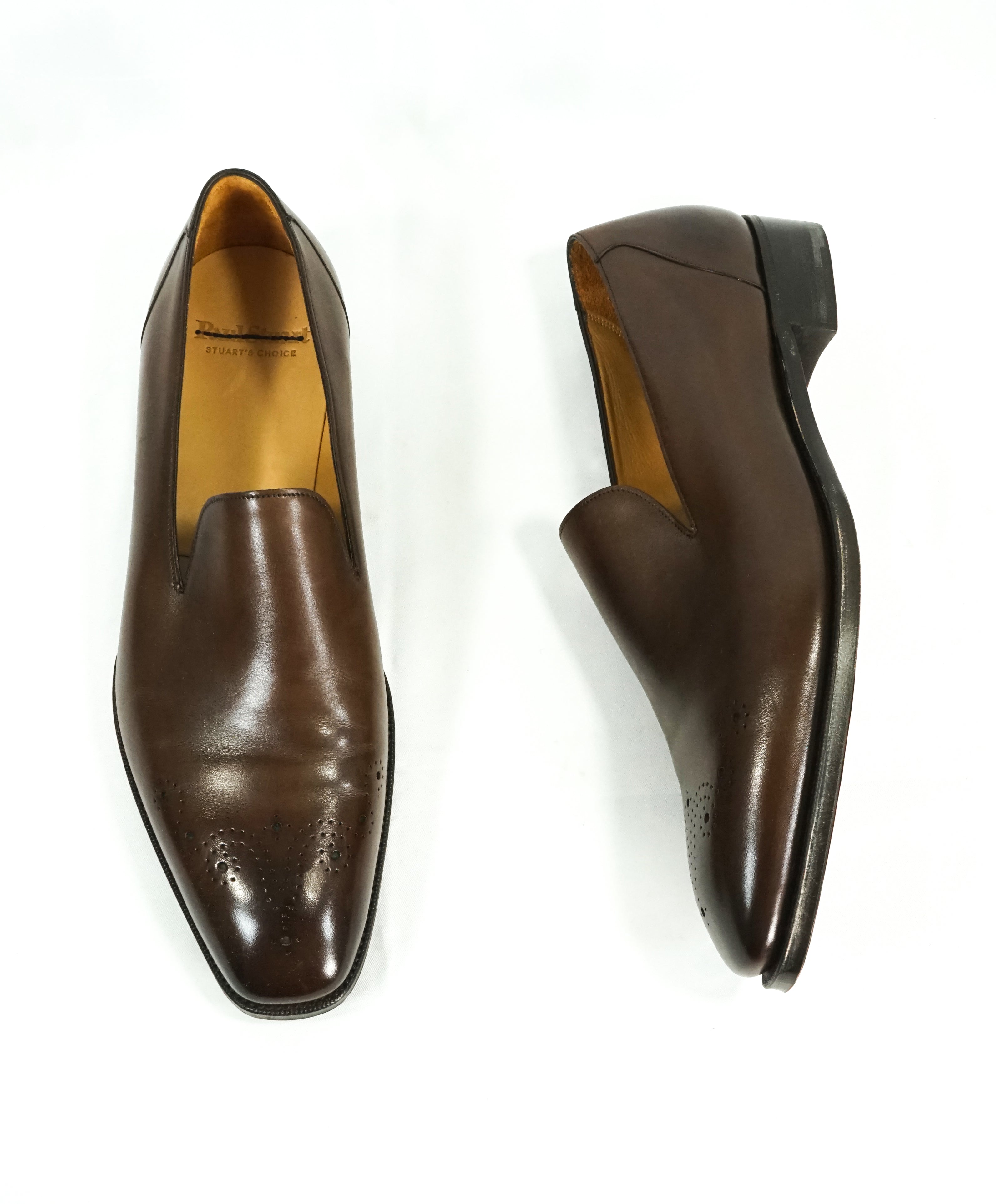 PAUL STUART by GAZIANO GIRLING - Wholecut Leather Loafers Made In UK - 10