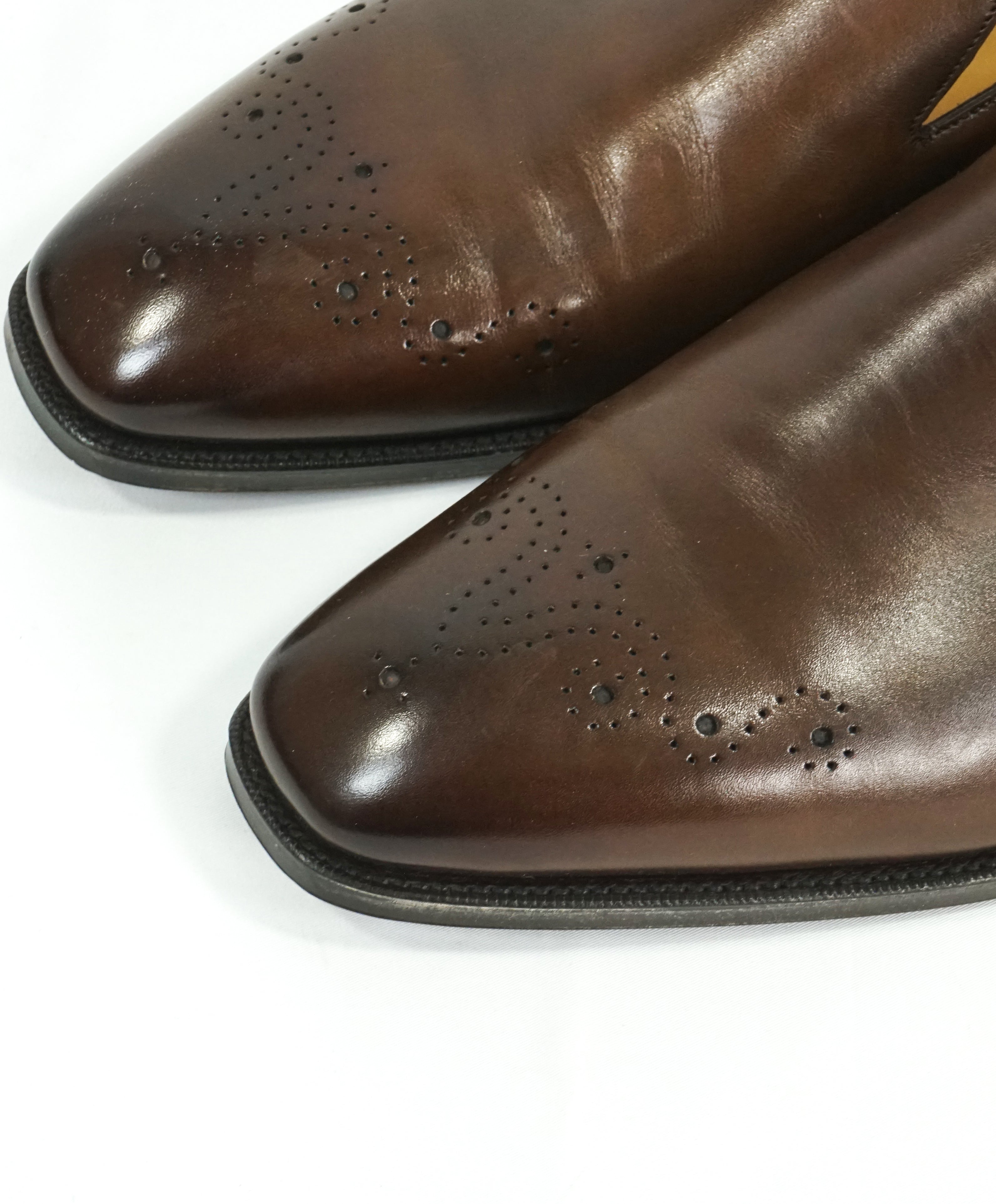 PAUL STUART by GAZIANO GIRLING - Wholecut Leather Loafers Made In UK - 10