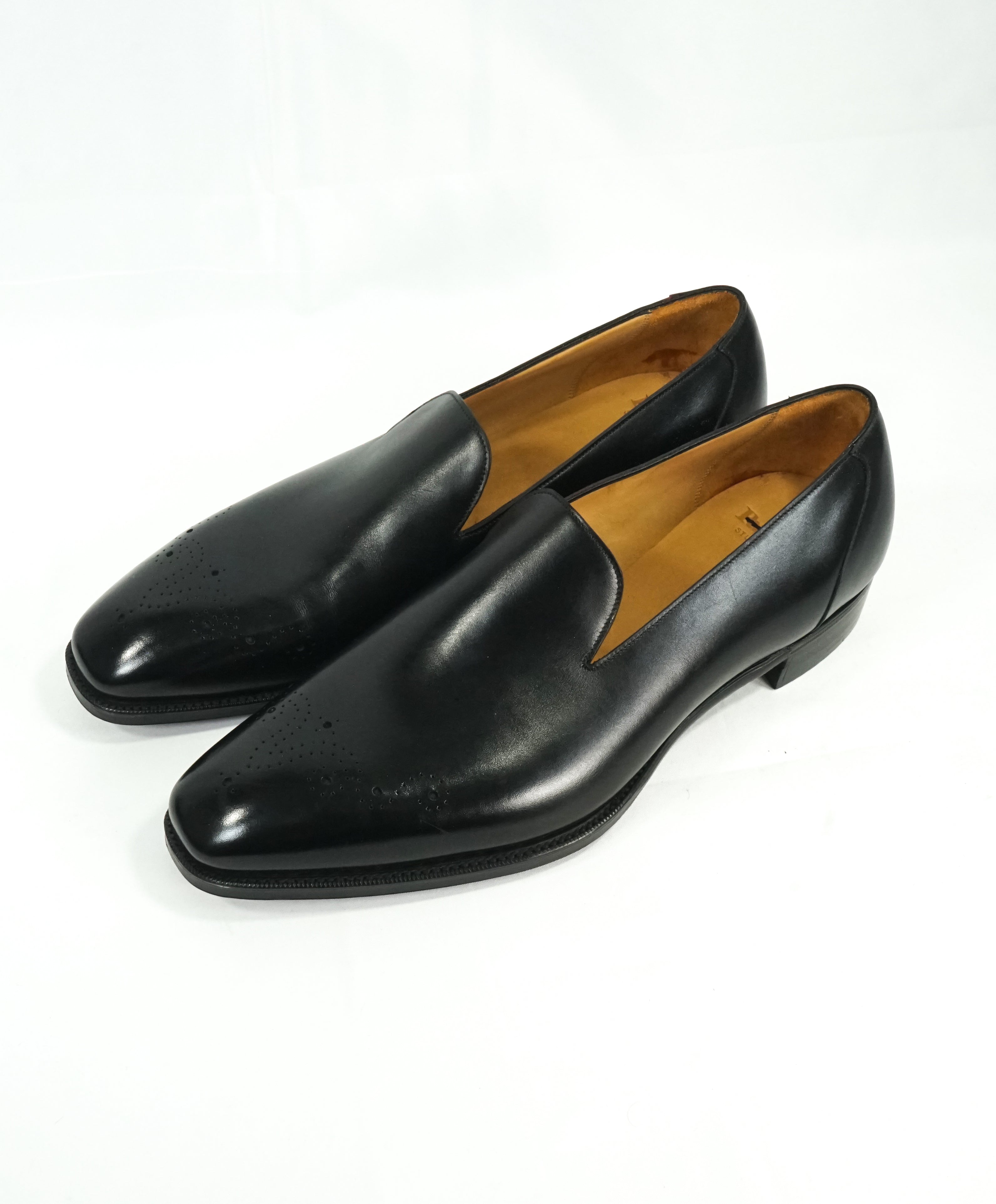 PAUL STUART by GAZIANO GIRLING - Wholecut Leather Loafers Made In UK- 10