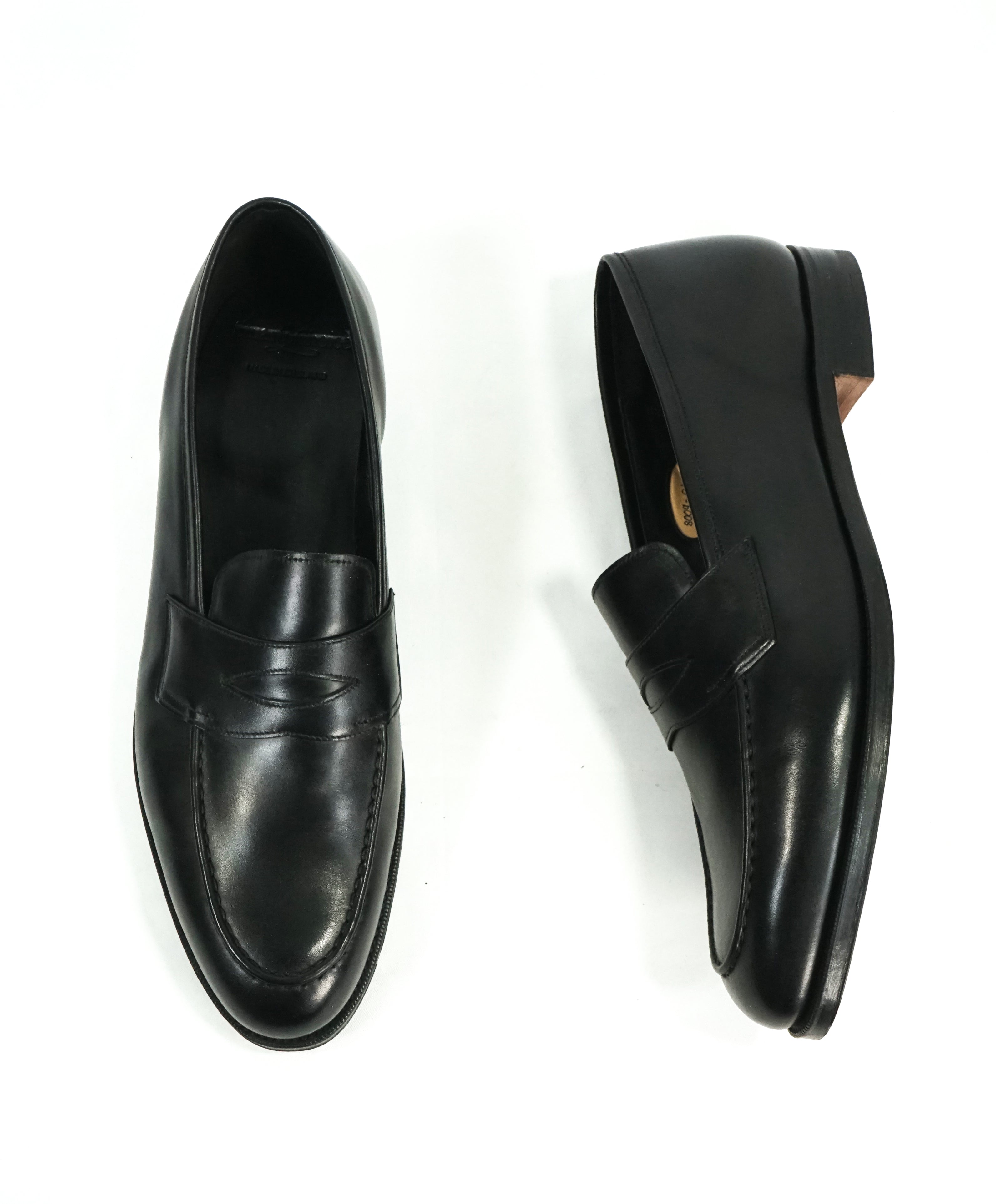 PAUL STUART by EDWARD GREEN - "Piccadilly" Leather Loafers UK Made - 12