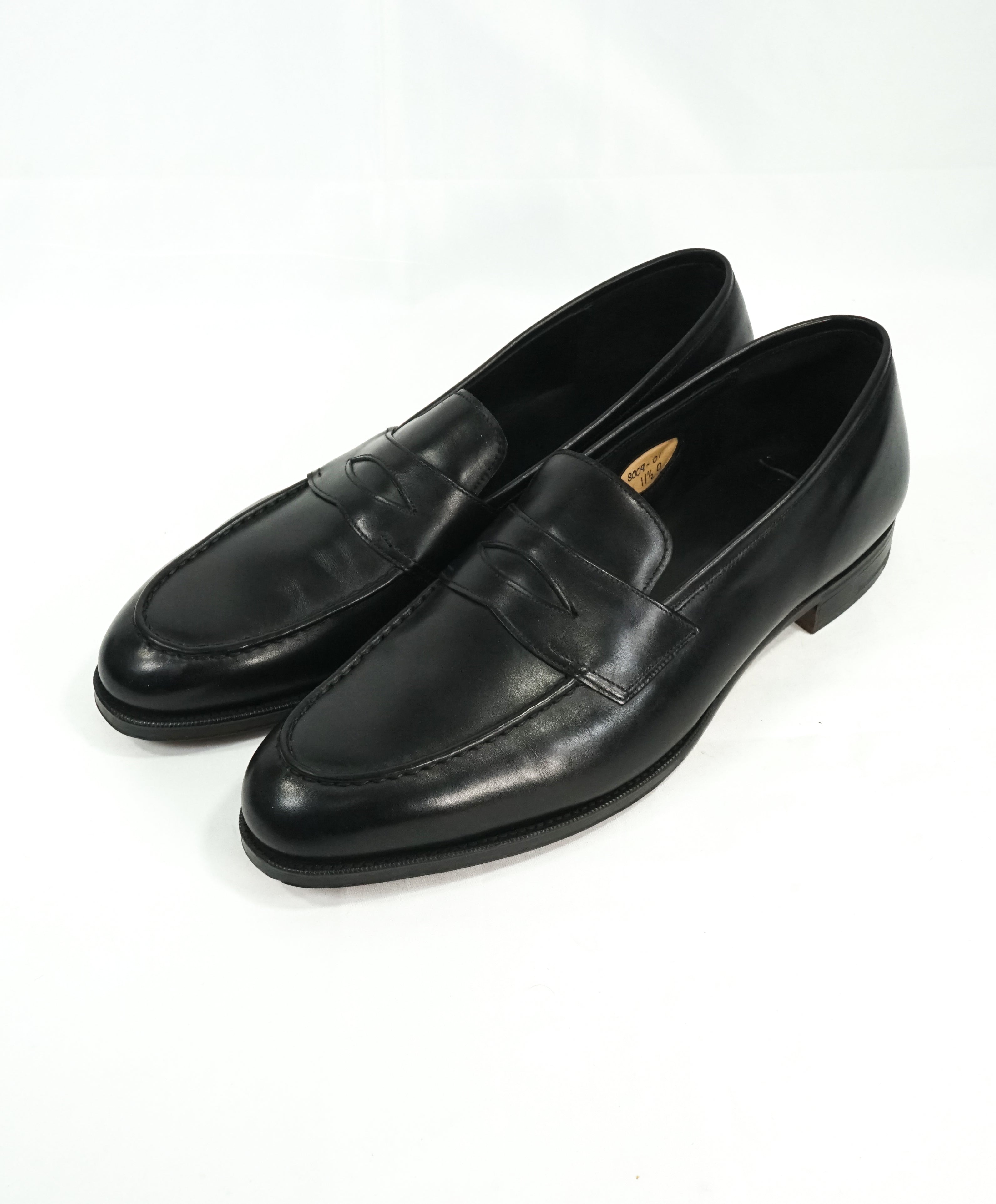 PAUL STUART by EDWARD GREEN - "Piccadilly" Leather Loafers UK Made - 12