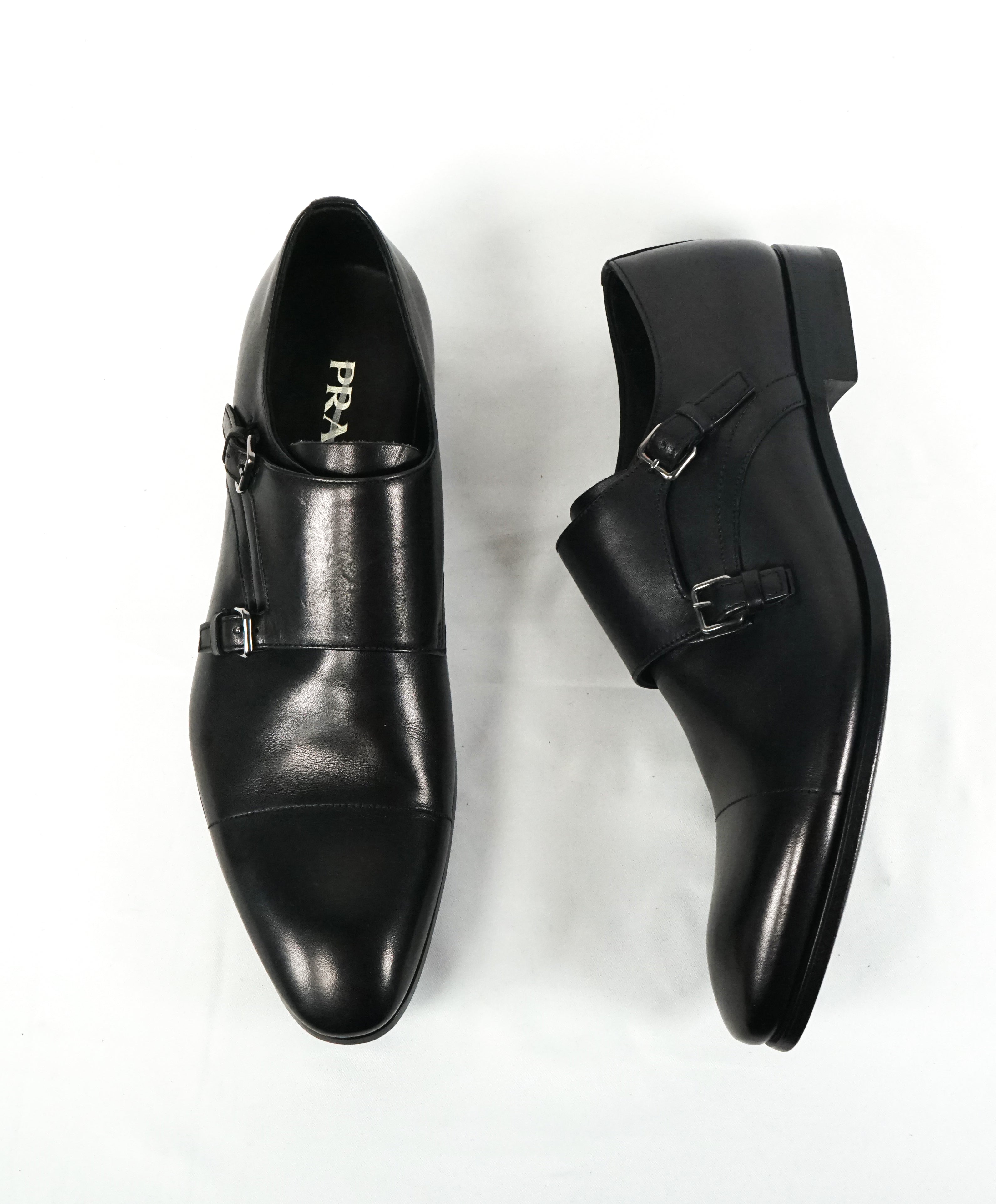 PRADA - Slim Silhouette Double Monk Strap Loafer - 8.5