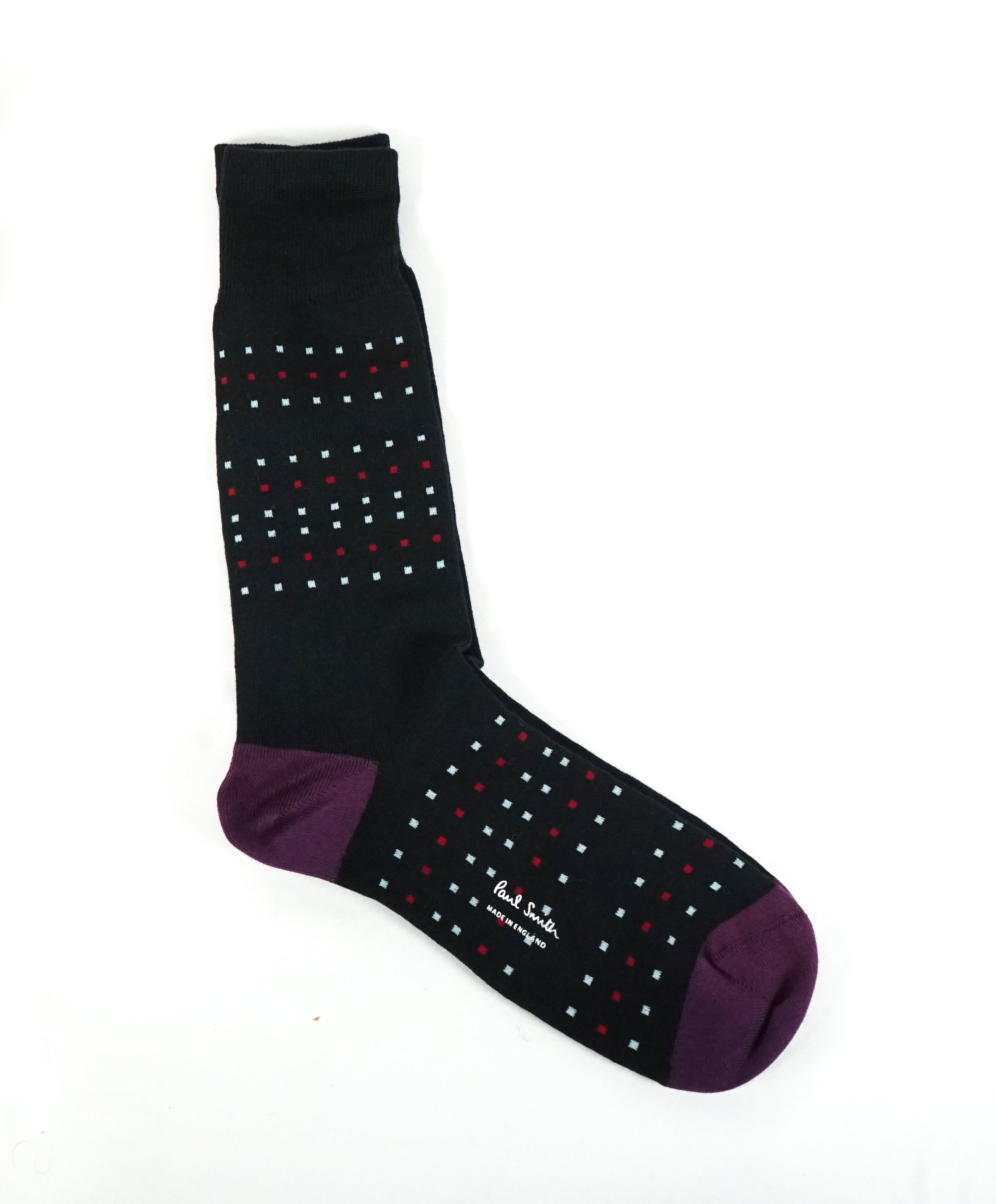 PAUL SMITH - Multi-Colored Polka Dot Cotton Socks - N/A