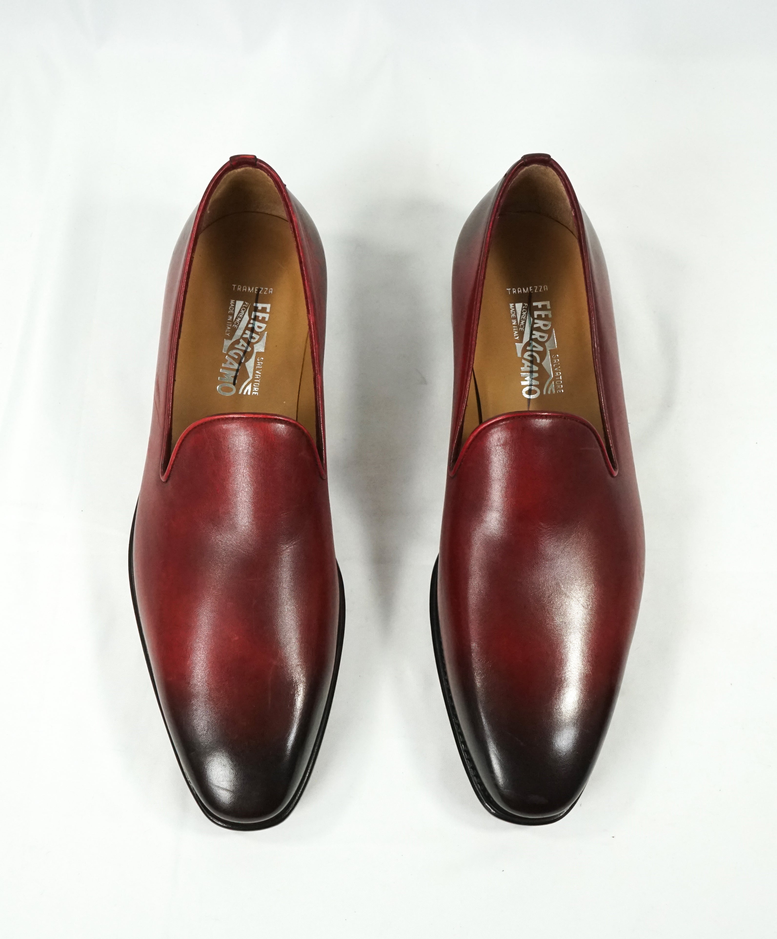 SALVATORE FERRAGAMO - "TRAMEZZA NALDO" Loafers Sleek Silhouette - 8.5 D