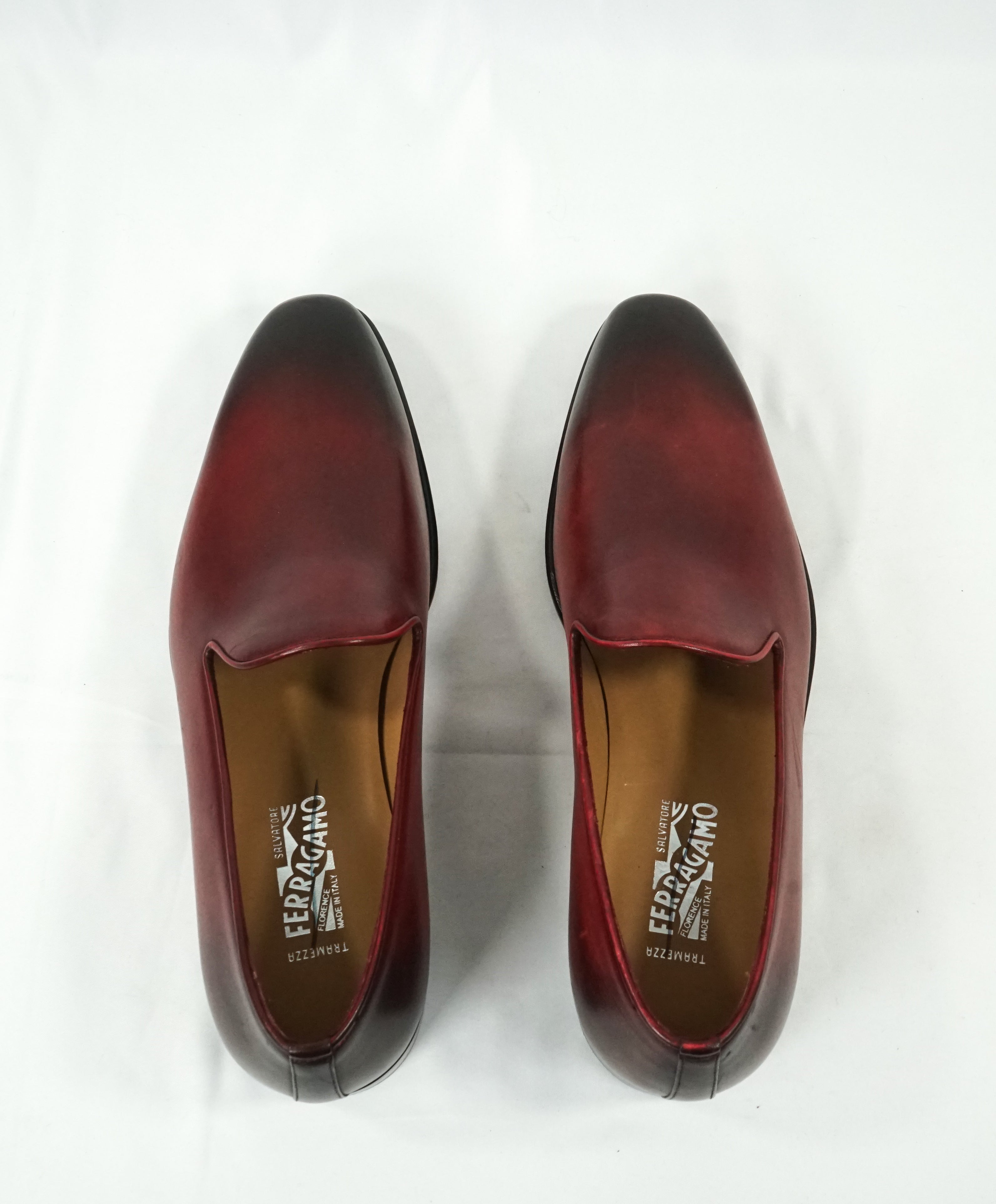 SALVATORE FERRAGAMO - "TRAMEZZA NALDO" Loafers Sleek Silhouette - 8.5 D