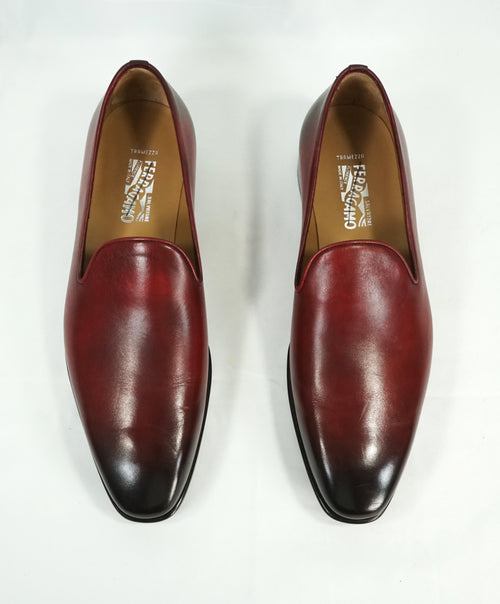 SALVATORE FERRAGAMO - "TRAMEZZA NALDO" Loafers Sleek Silhouette - 9.5 D