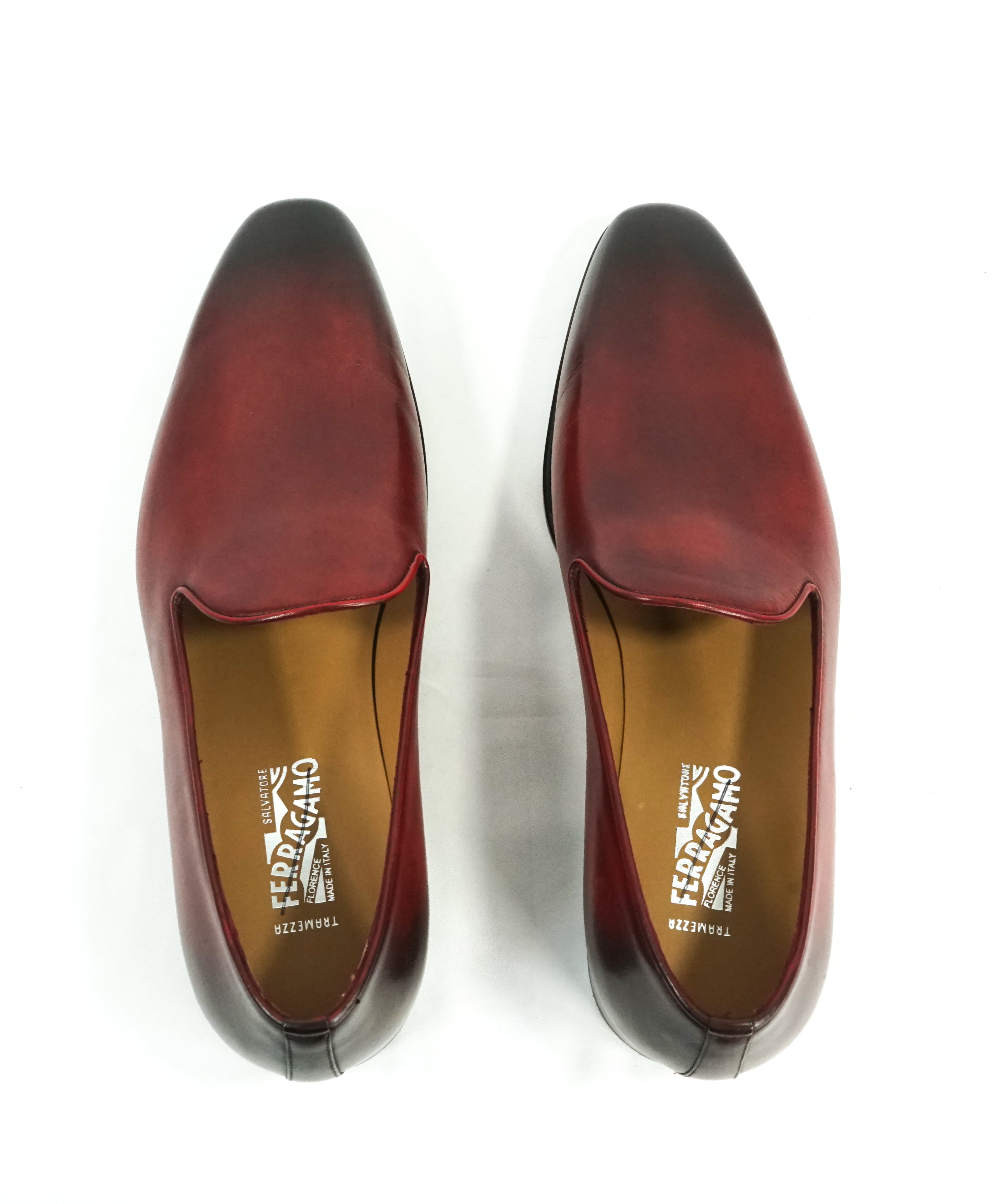 SALVATORE FERRAGAMO - "TRAMEZZA NALDO" Loafers Sleek Silhouette - 9.5 D